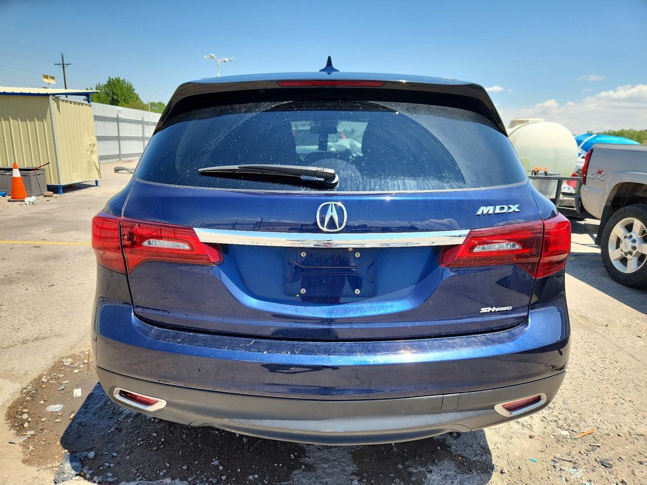 2014 Acura Mdx Technology Blue vin: 5FRYD4H41EB040505