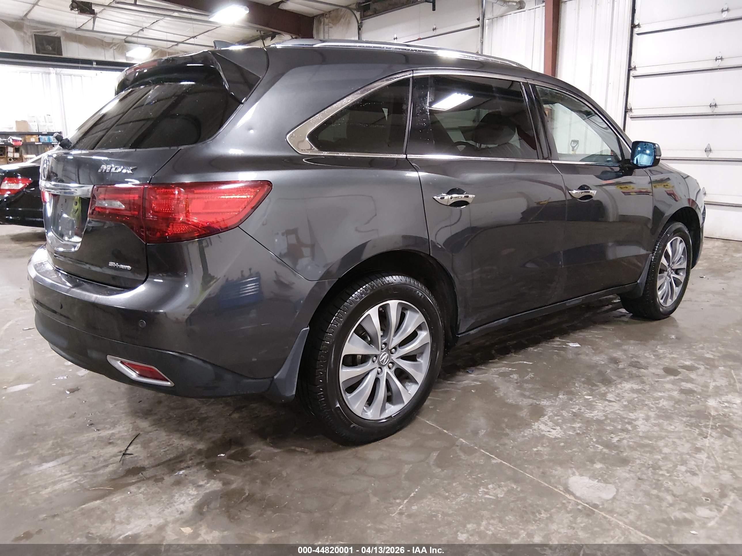 2014 Acura Mdx Technology Package Gray vin: 5FRYD4H41EB043307