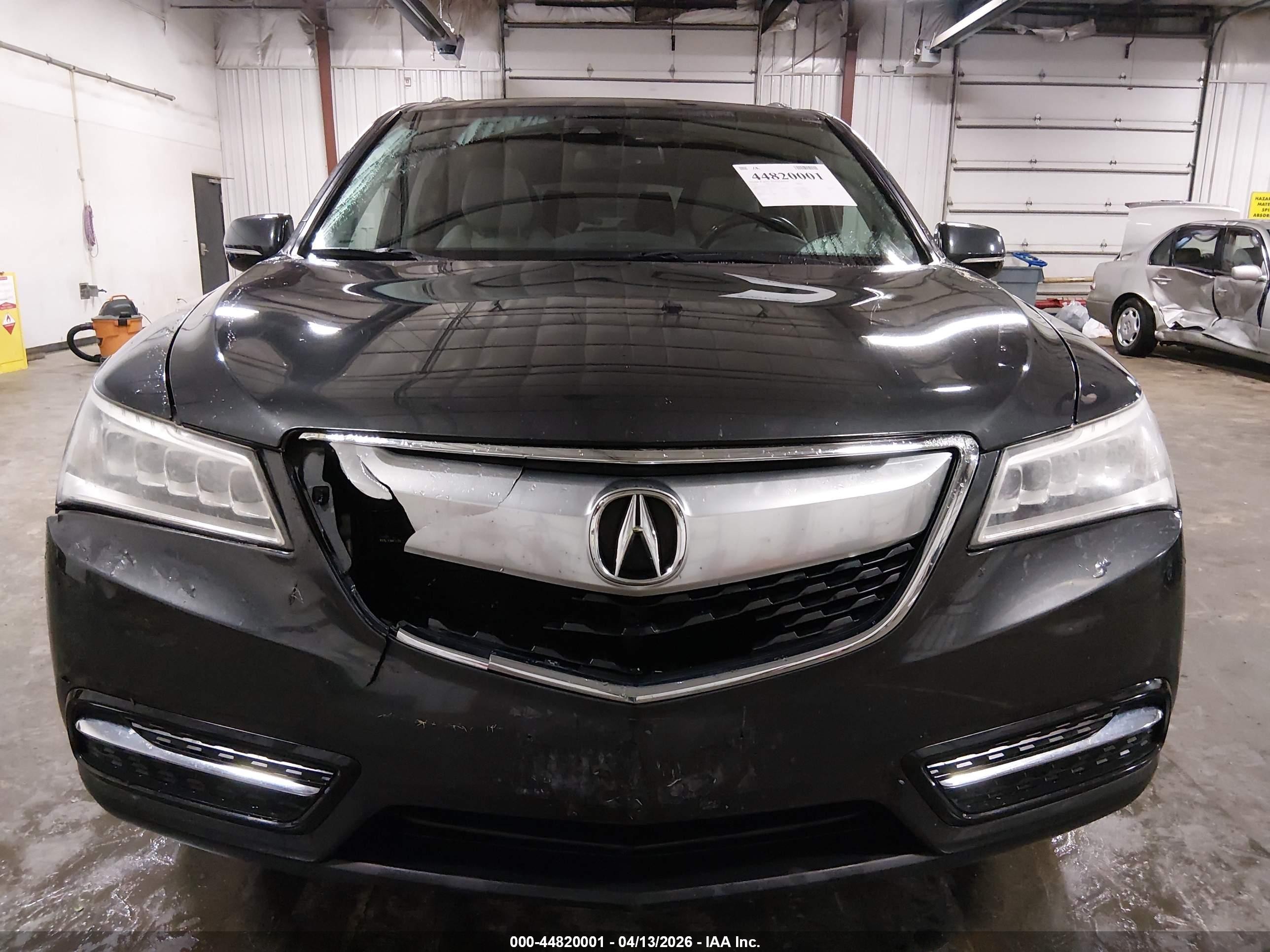 2014 Acura Mdx Technology Package Gray vin: 5FRYD4H41EB043307