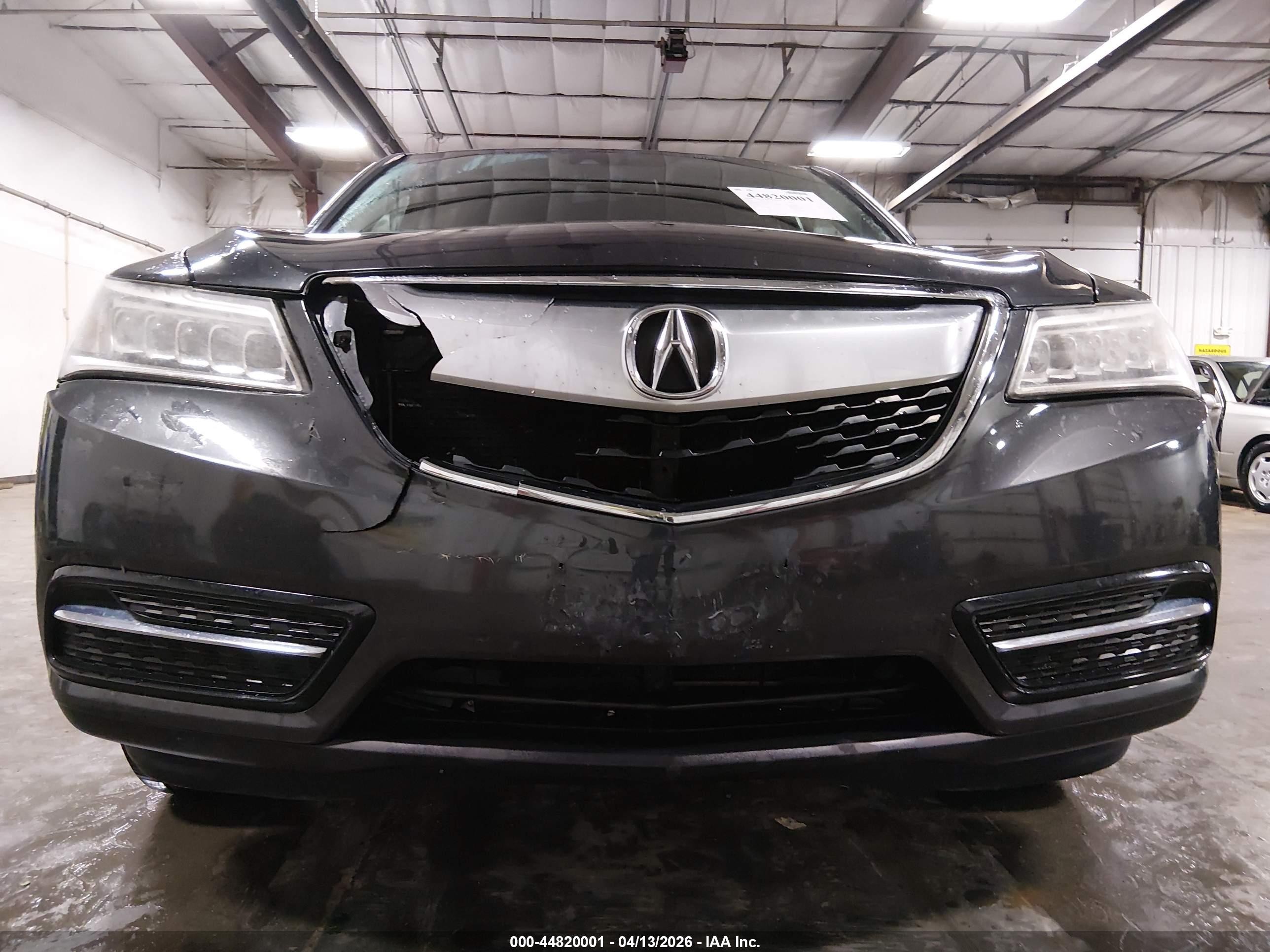 2014 Acura Mdx Technology Package Gray vin: 5FRYD4H41EB043307