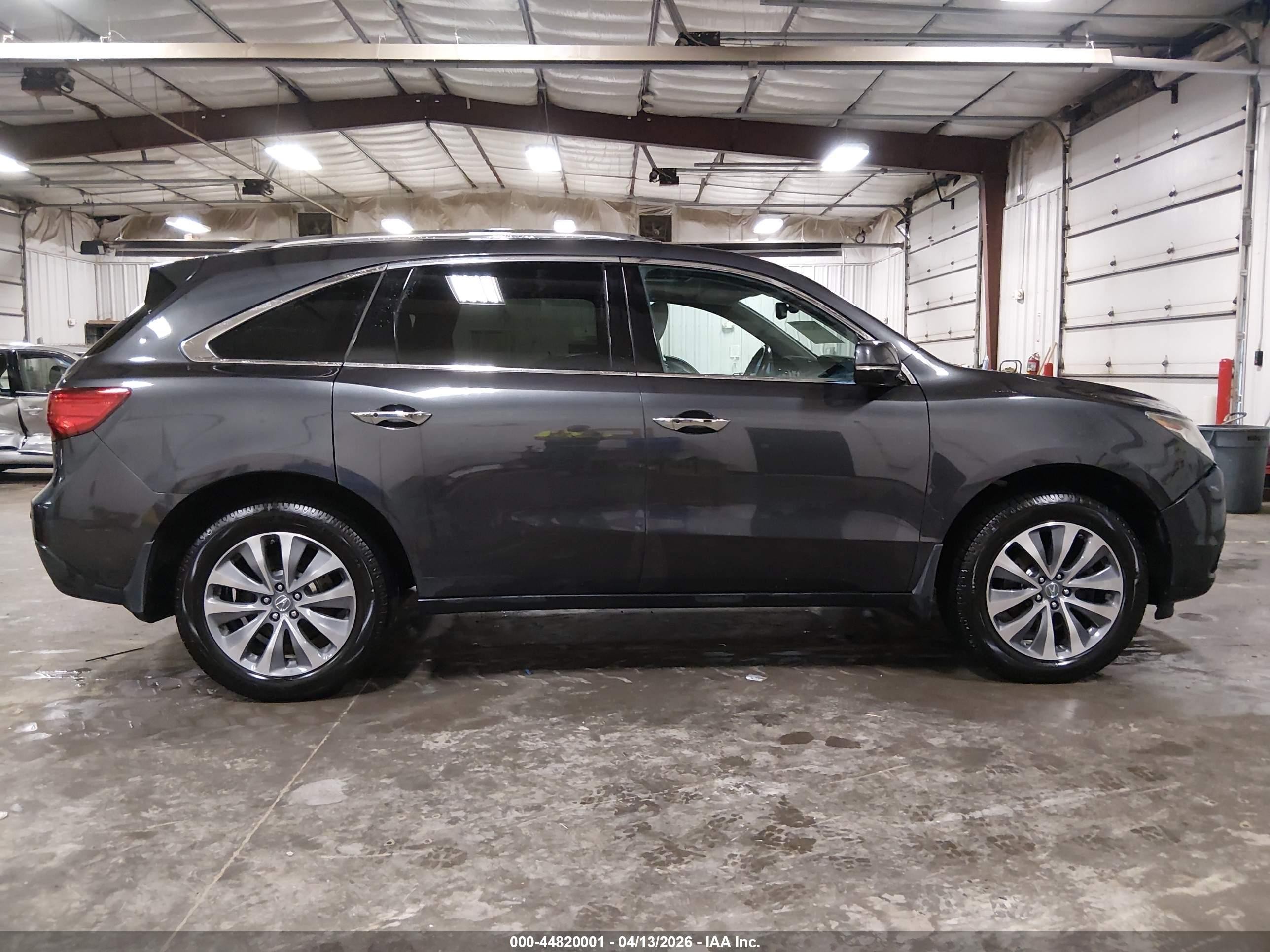 2014 Acura Mdx Technology Package Gray vin: 5FRYD4H41EB043307