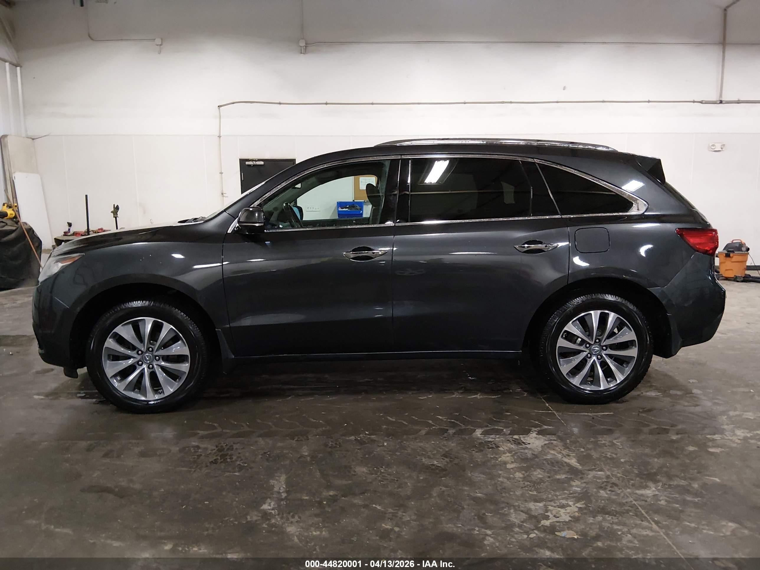 2014 Acura Mdx Technology Package Gray vin: 5FRYD4H41EB043307