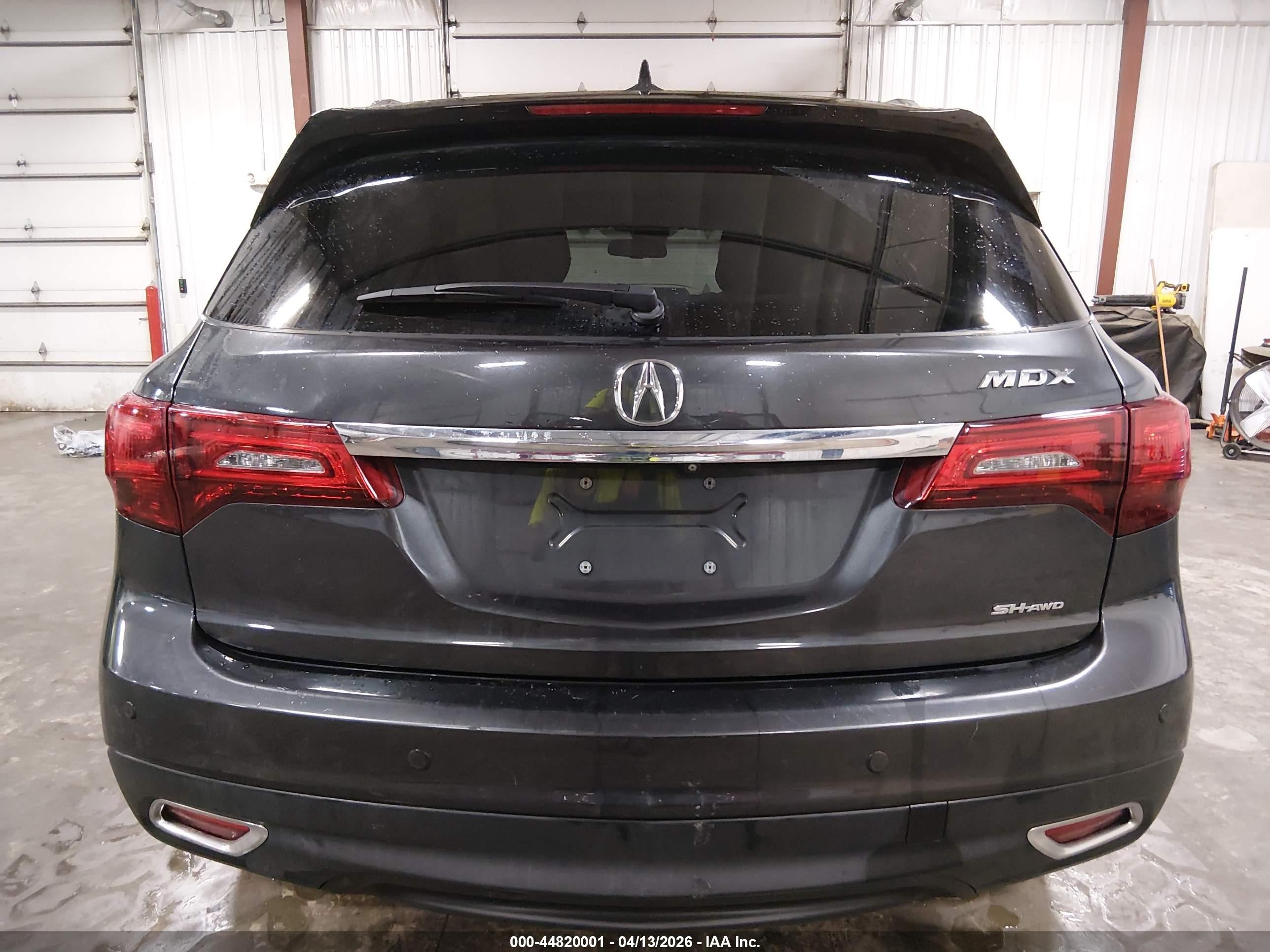 2014 Acura Mdx Technology Package Gray vin: 5FRYD4H41EB043307