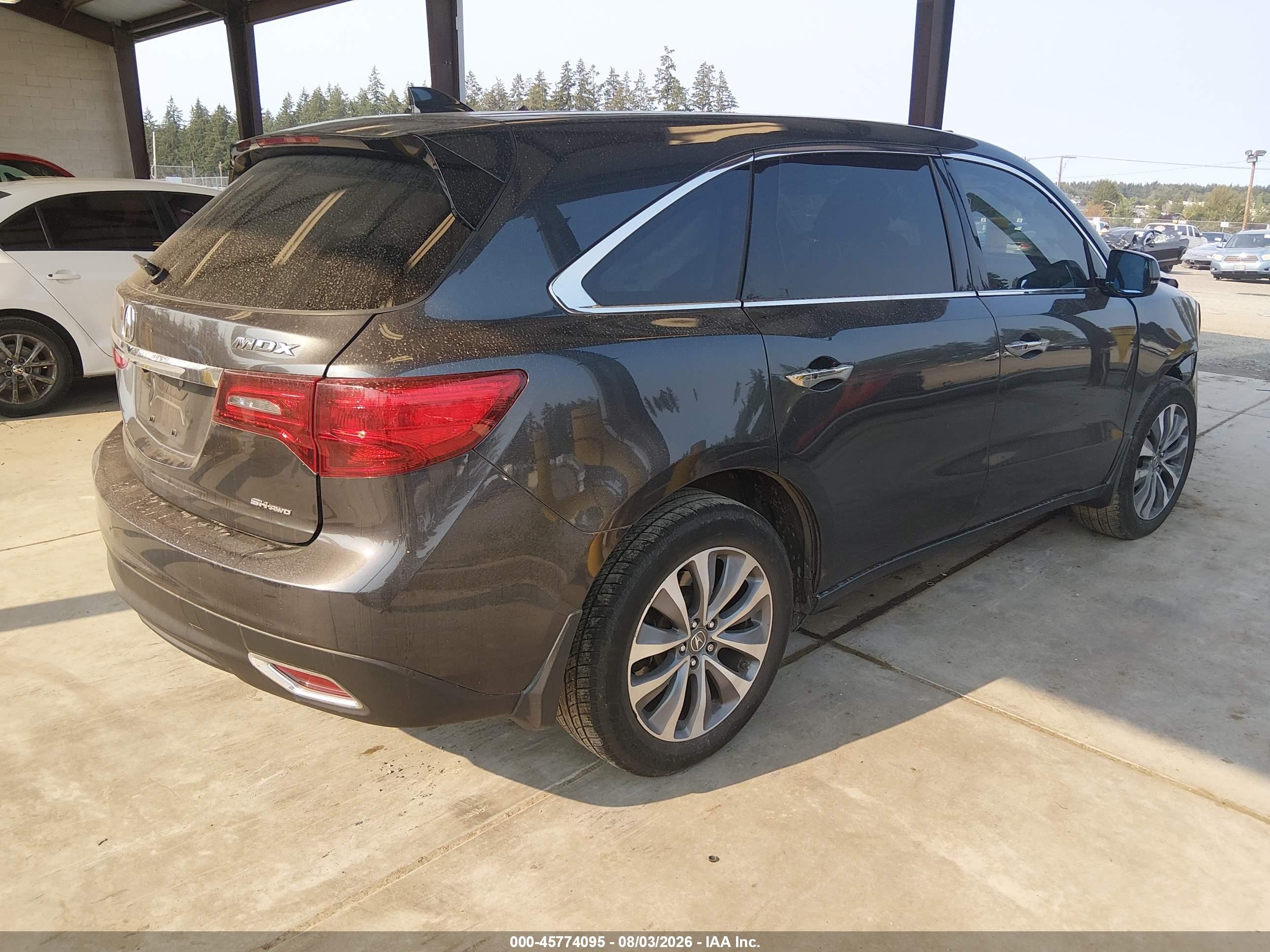2015 Acura Mdx Technology Package Black vin: 5FRYD4H41FB010017