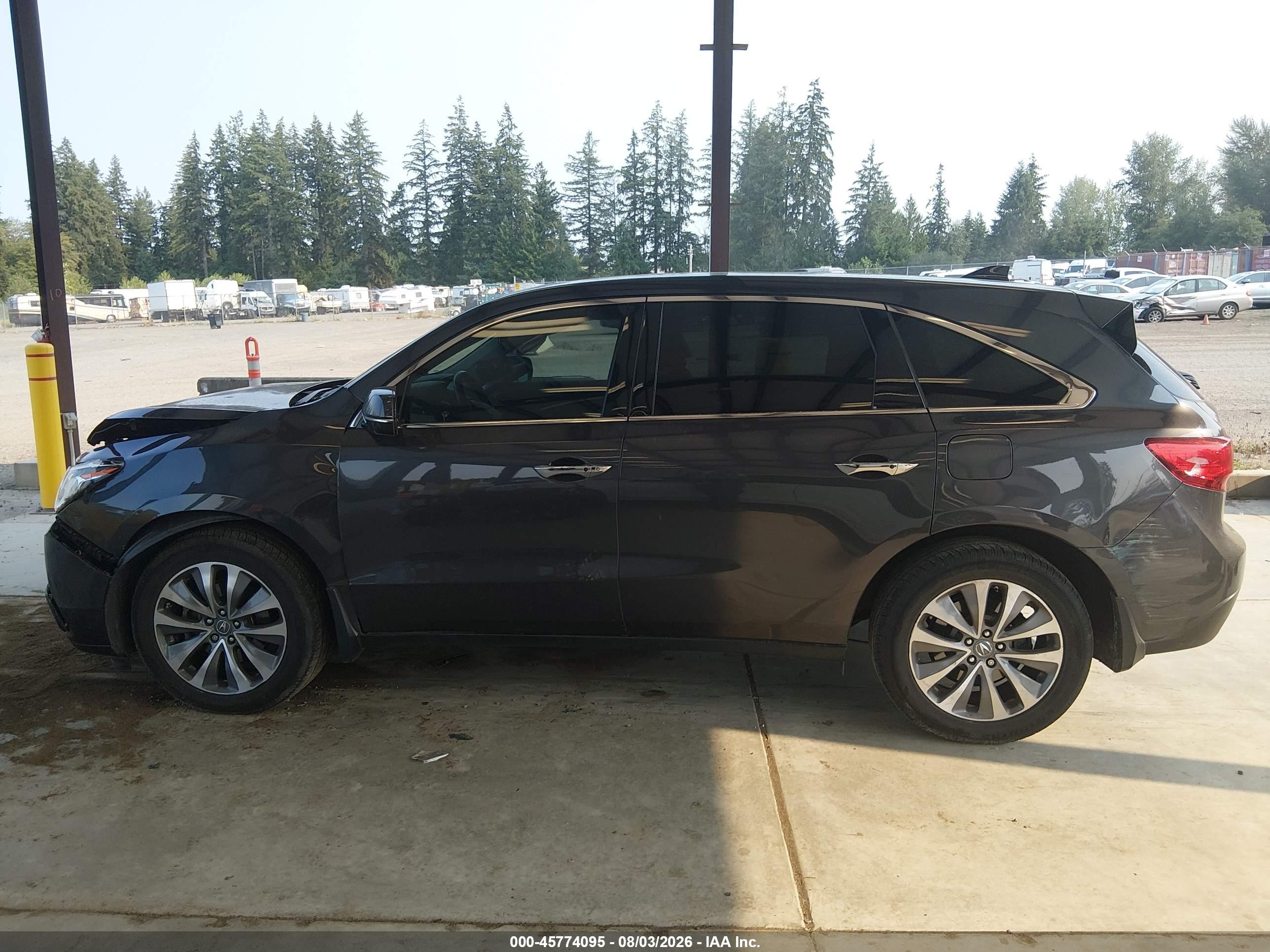 2015 Acura Mdx Technology Package Black vin: 5FRYD4H41FB010017