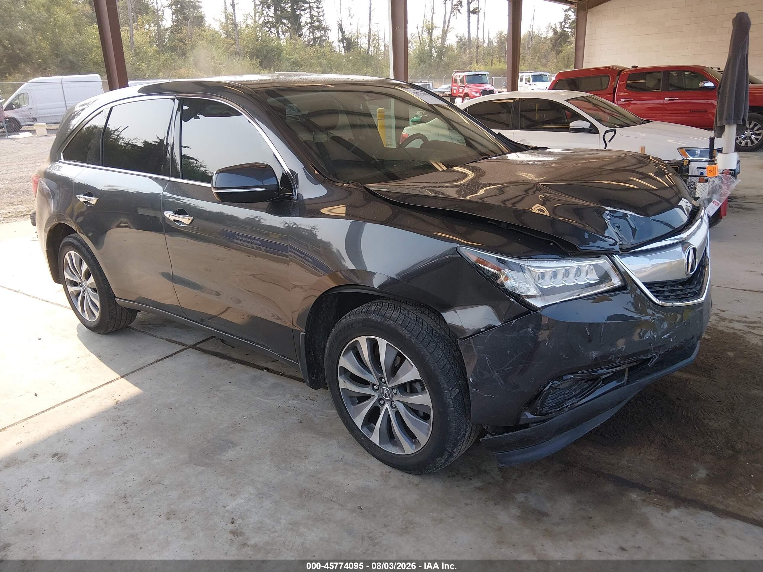 2015 Acura Mdx Technology Package Black vin: 5FRYD4H41FB010017