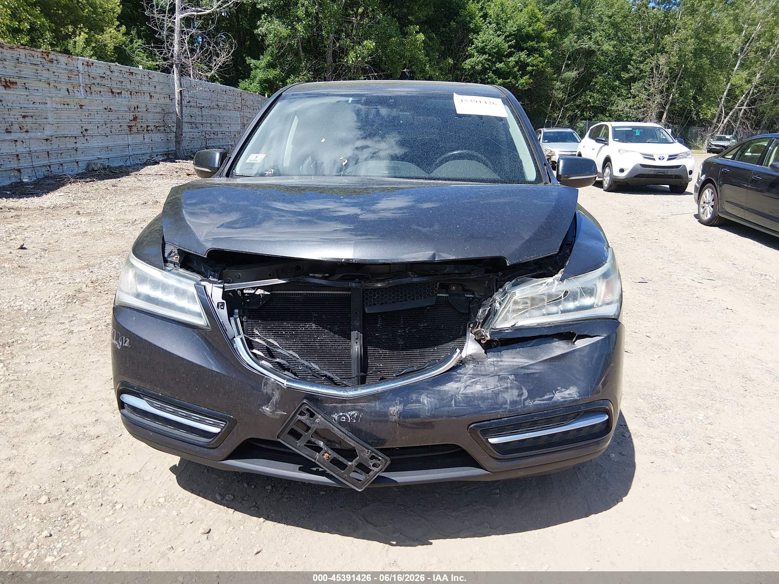 2015 Acura Mdx Technology Package Gray vin: 5FRYD4H41FB014018