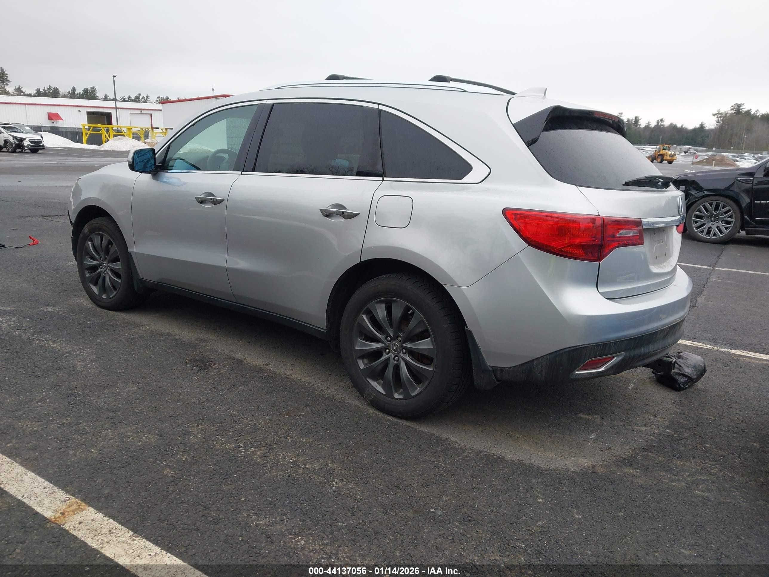 2015 Acura Mdx Technology Package Silver vin: 5FRYD4H41FB020711