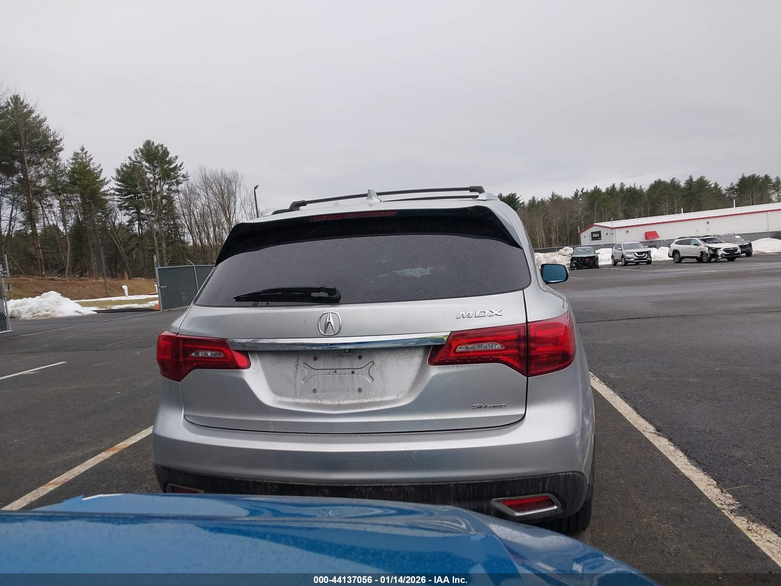 2015 Acura Mdx Technology Package Silver vin: 5FRYD4H41FB020711
