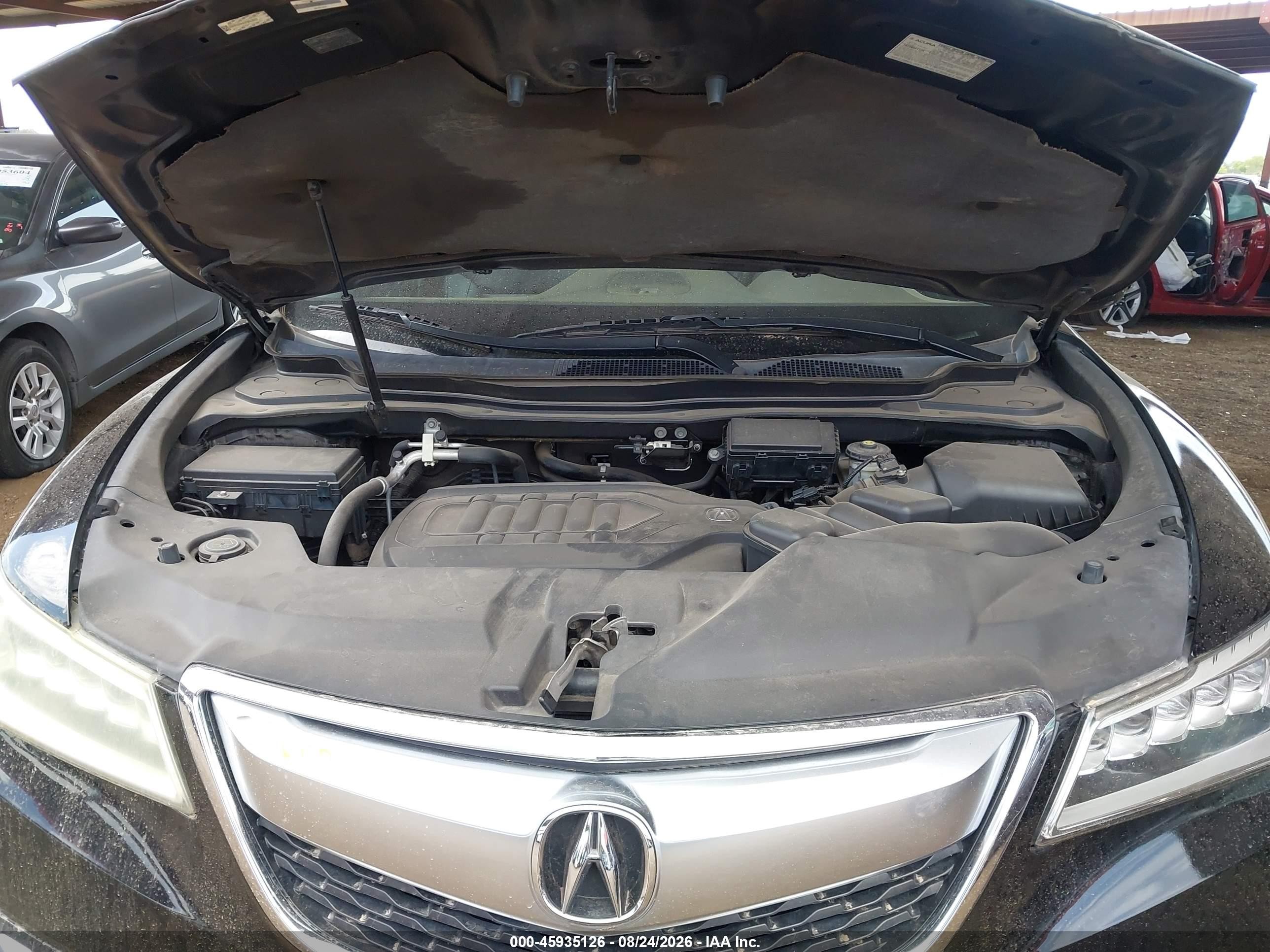 2015 Acura Mdx Technology Package Черный vin: 5FRYD4H41FB022622