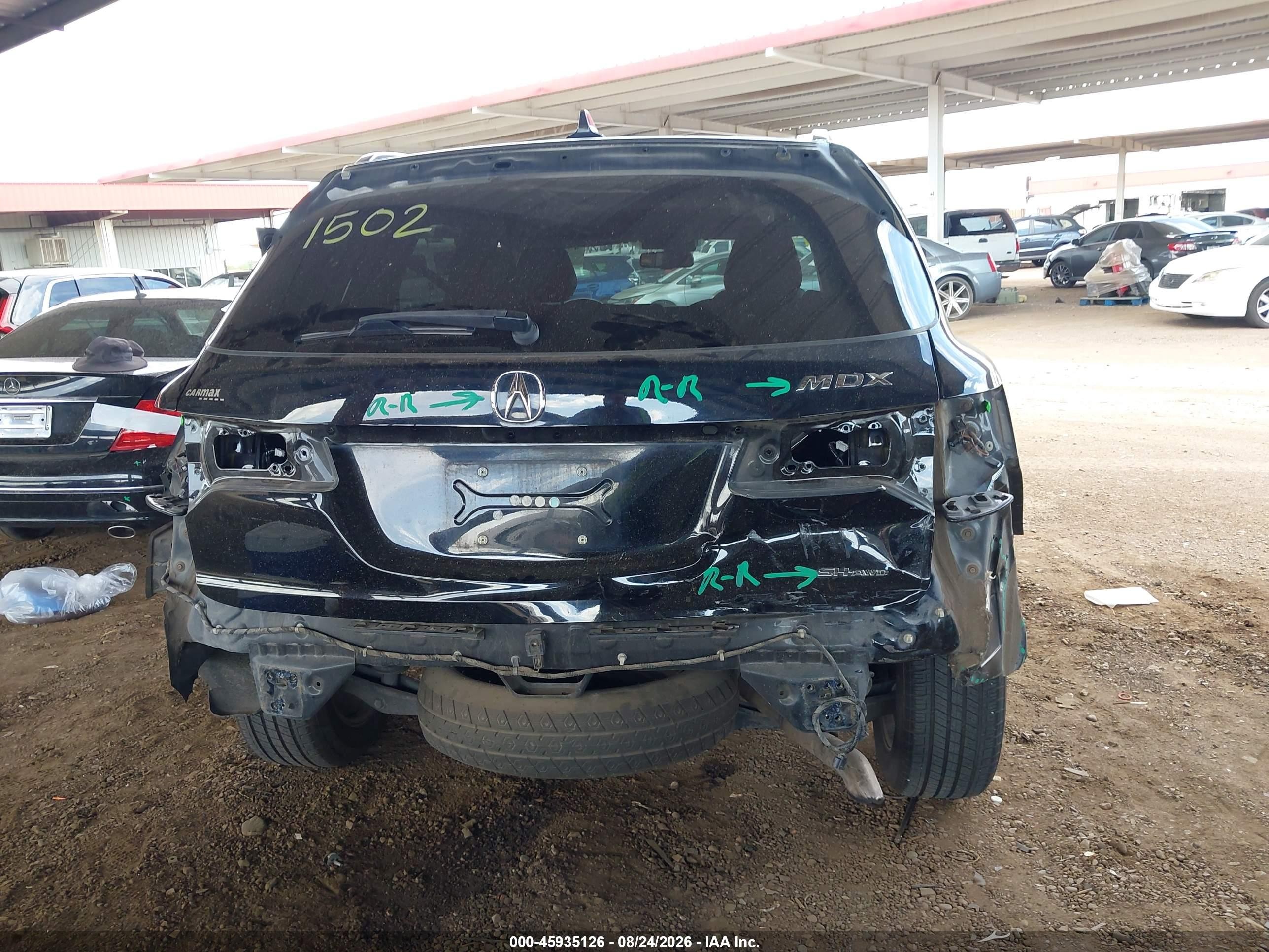 2015 Acura Mdx Technology Package Черный vin: 5FRYD4H41FB022622