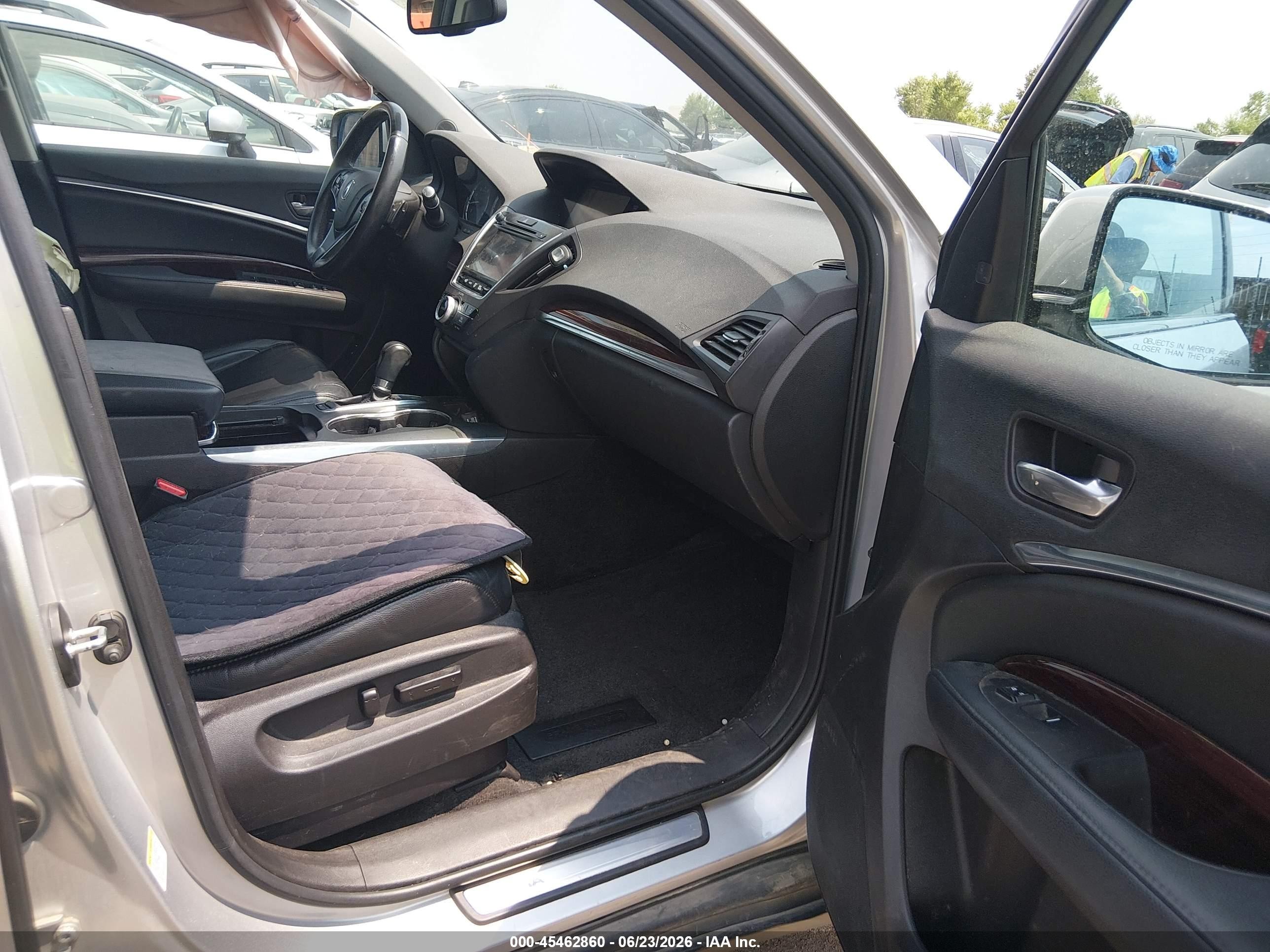 2015 Acura Mdx Technology Package Silver vin: 5FRYD4H41FB028100