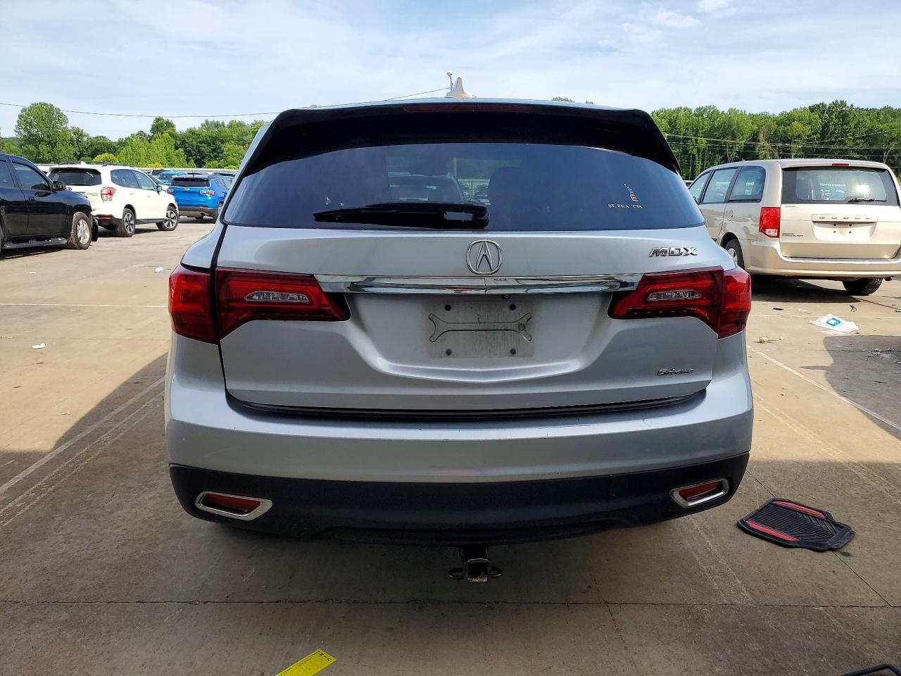 2015 Acura Mdx Technology Silver vin: 5FRYD4H41FB031689