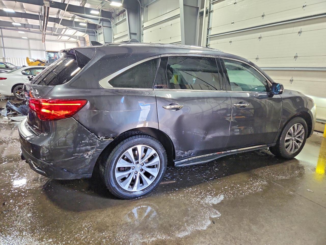 2015 Acura Mdx Technology Угольный vin: 5FRYD4H41FB032549