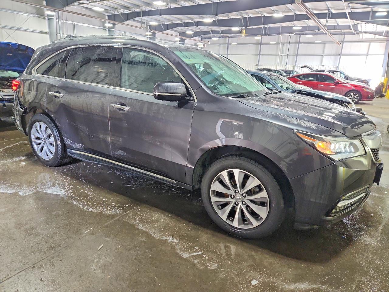 2015 Acura Mdx Technology Угольный vin: 5FRYD4H41FB032549