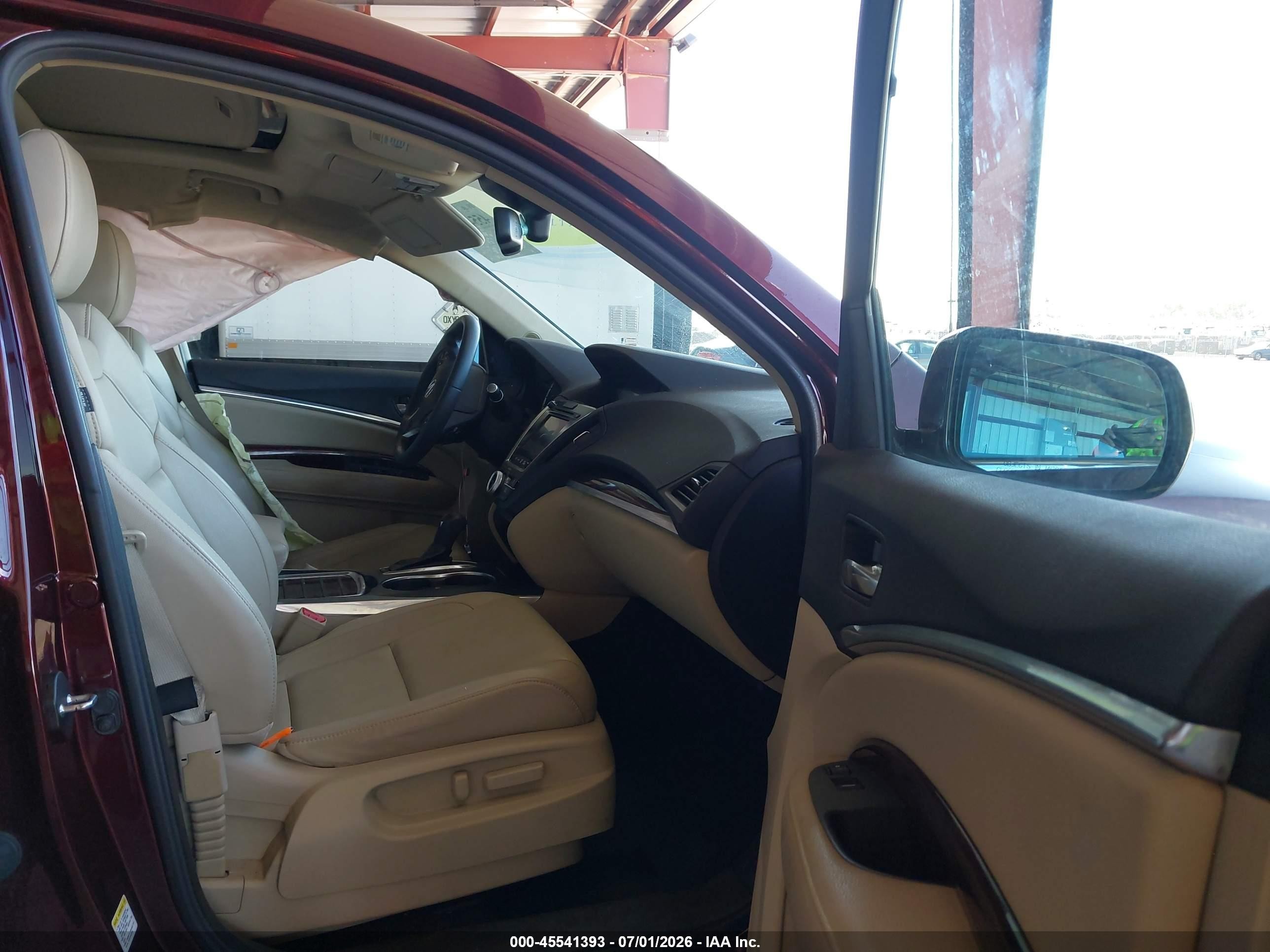 2014 Acura Mdx Technology Package Burgundy vin: 5FRYD4H42EB005472