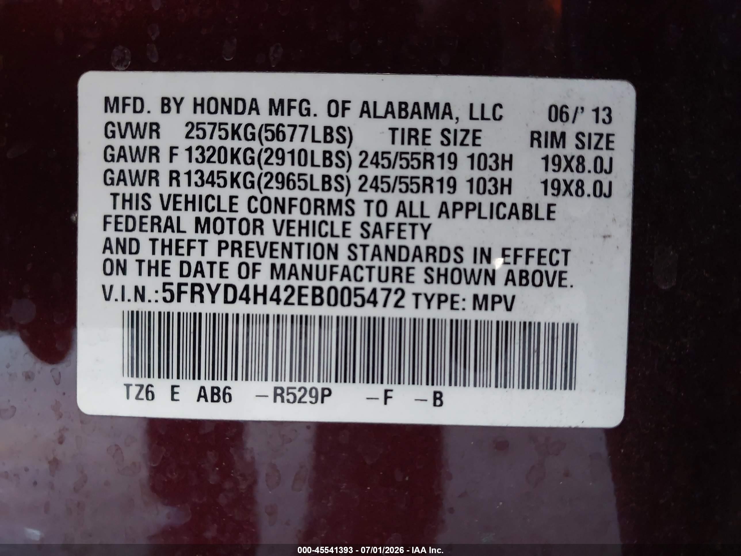 2014 Acura Mdx Technology Package Burgundy vin: 5FRYD4H42EB005472