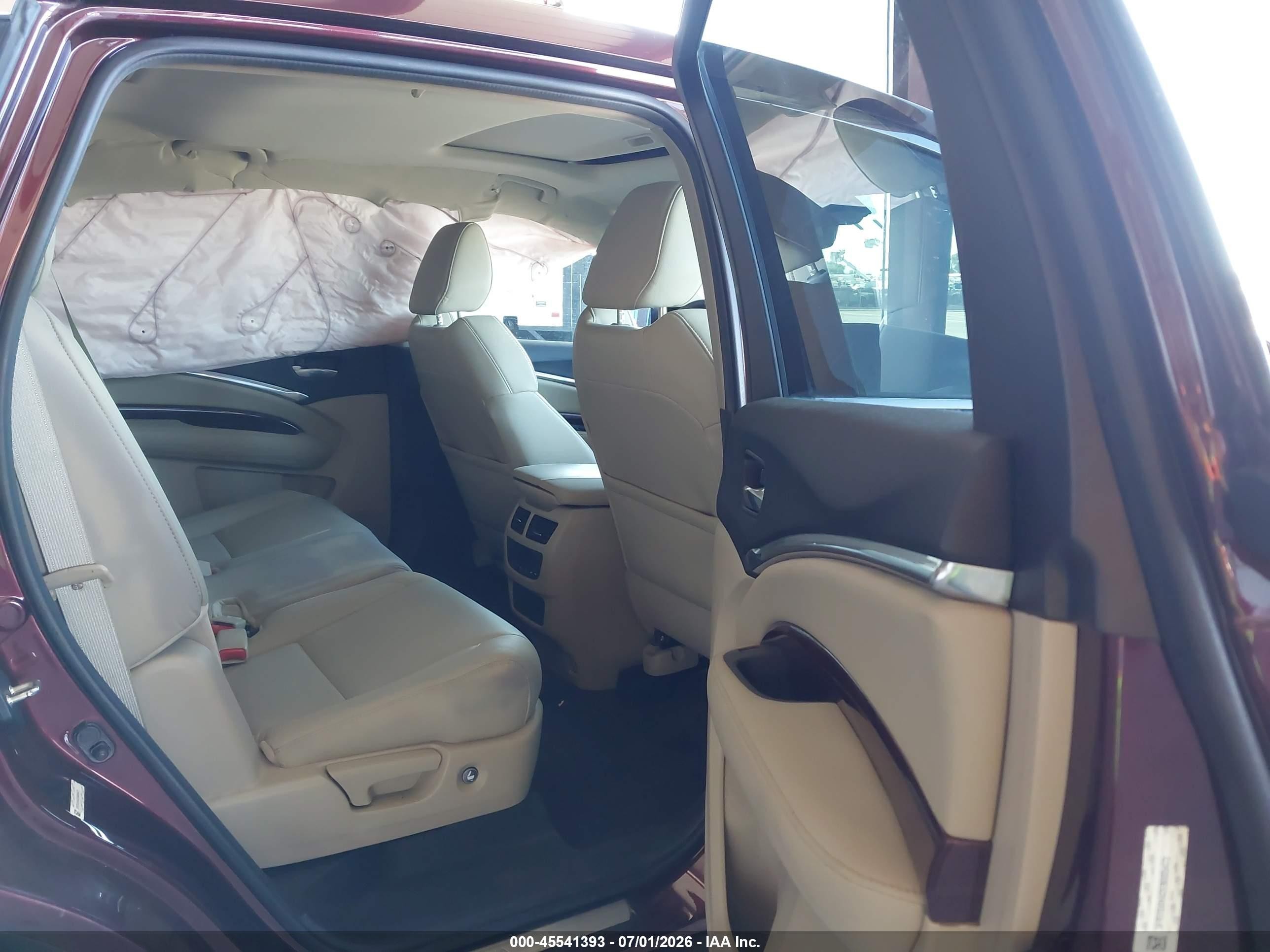 2014 Acura Mdx Technology Package Burgundy vin: 5FRYD4H42EB005472