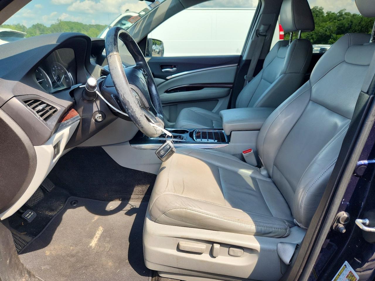 2014 Acura Mdx Technology Blue vin: 5FRYD4H42EB007657