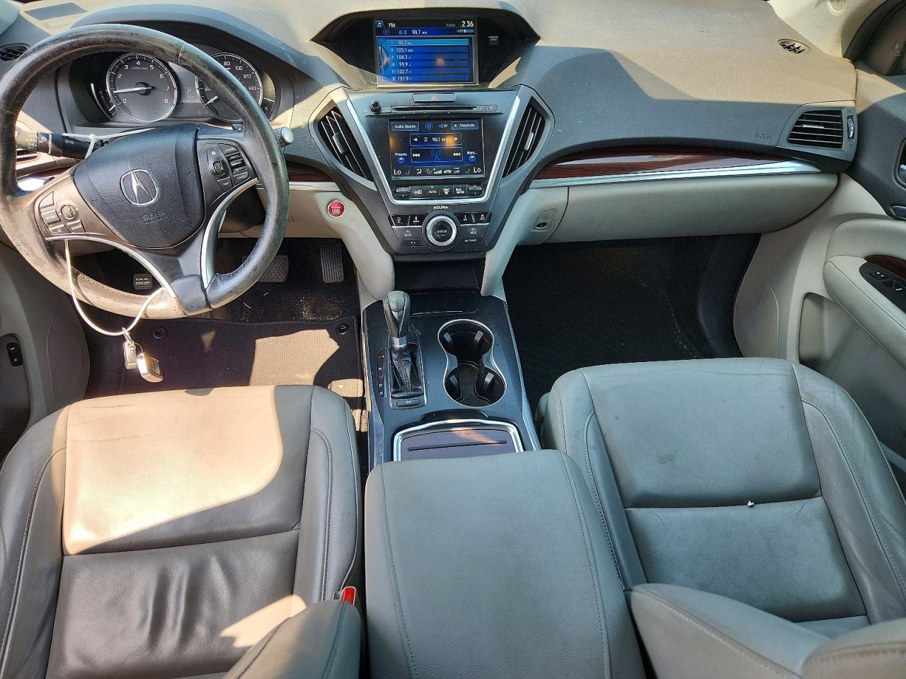 2014 Acura Mdx Technology Blue vin: 5FRYD4H42EB007657