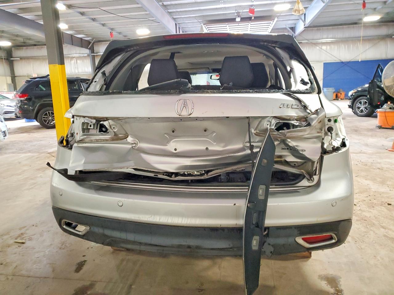 2014 Acura Mdx Technology Gray vin: 5FRYD4H42EB011398
