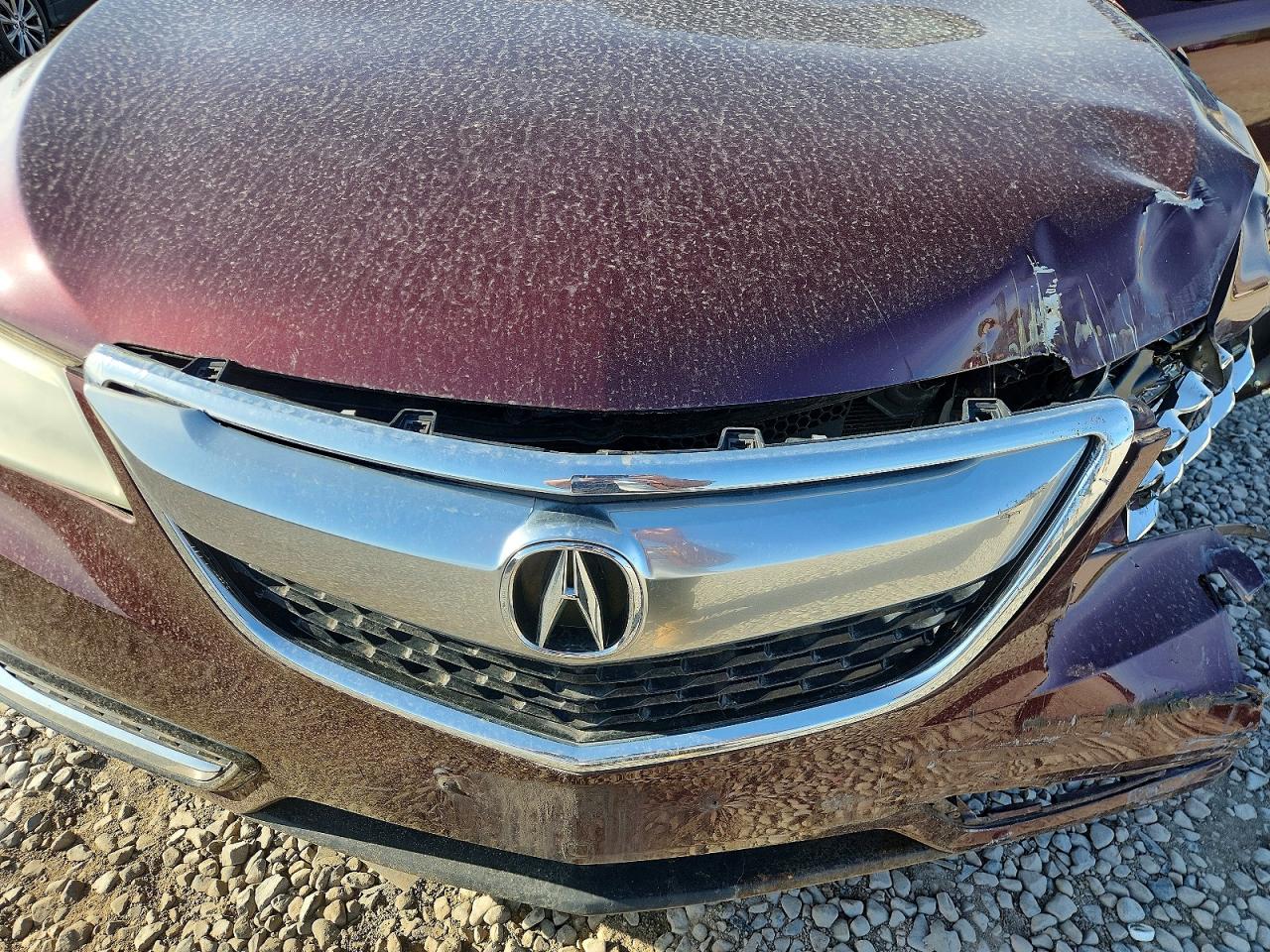 2014 Acura Mdx Technology Burgundy vin: 5FRYD4H42EB023390