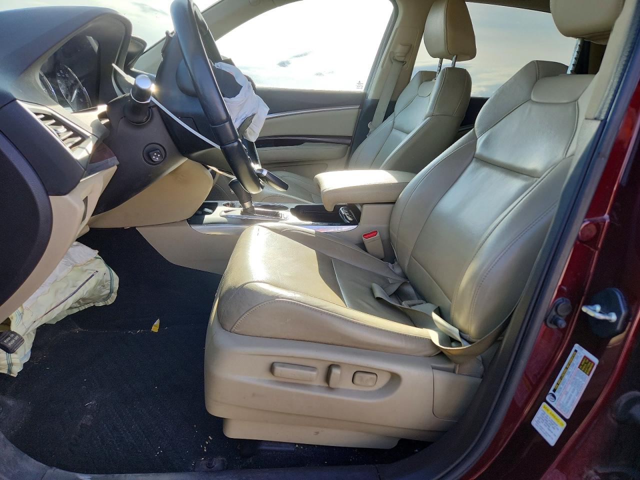 2014 Acura Mdx Technology Burgundy vin: 5FRYD4H42EB023390