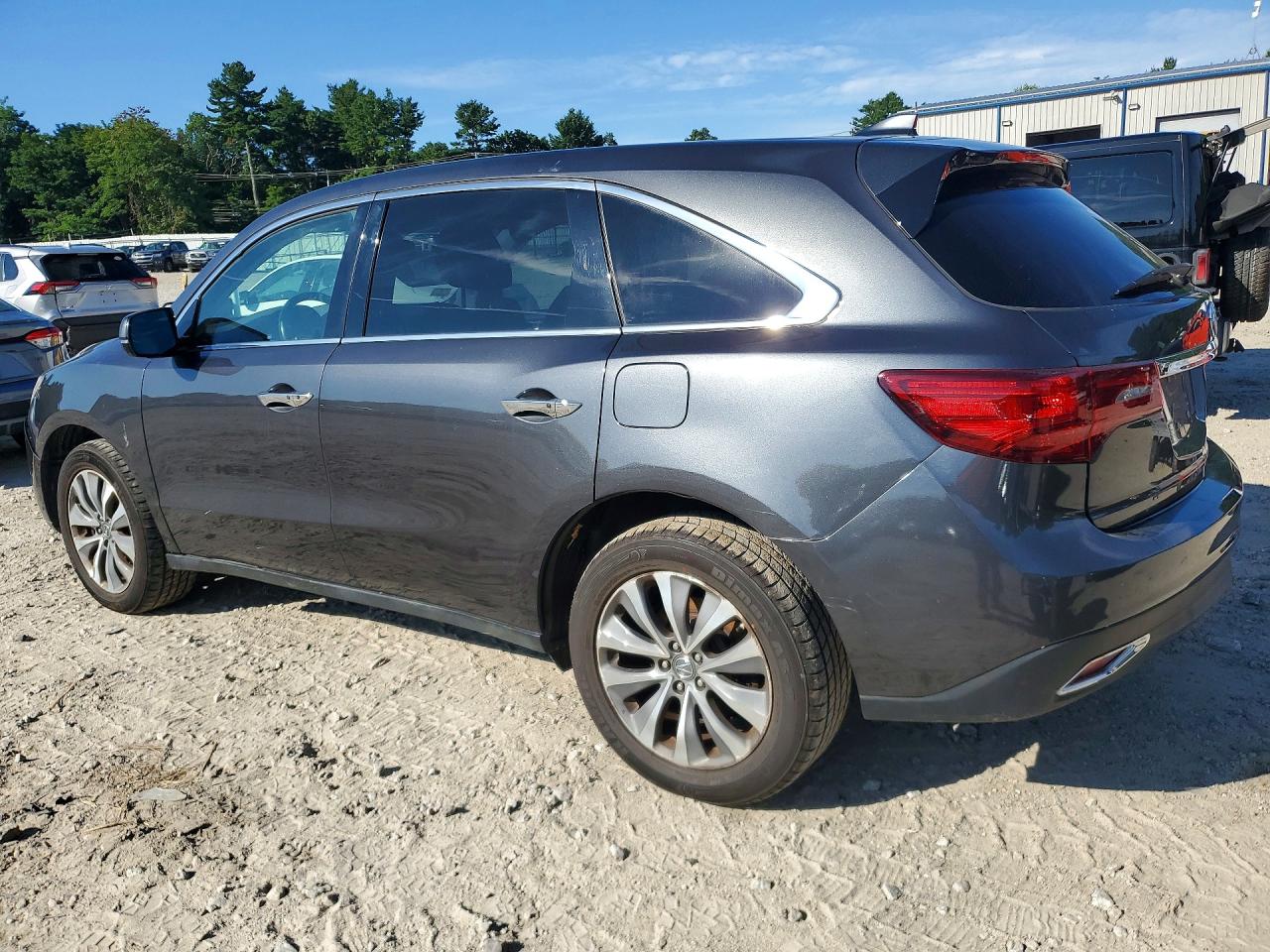 2014 Acura Mdx Technology Черный vin: 5FRYD4H42EB036107