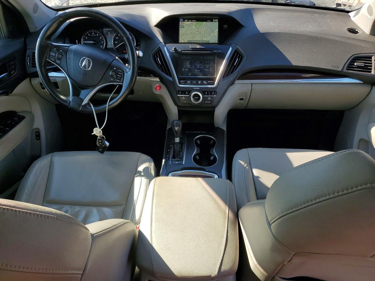 2014 Acura Mdx Technology Черный vin: 5FRYD4H42EB036107