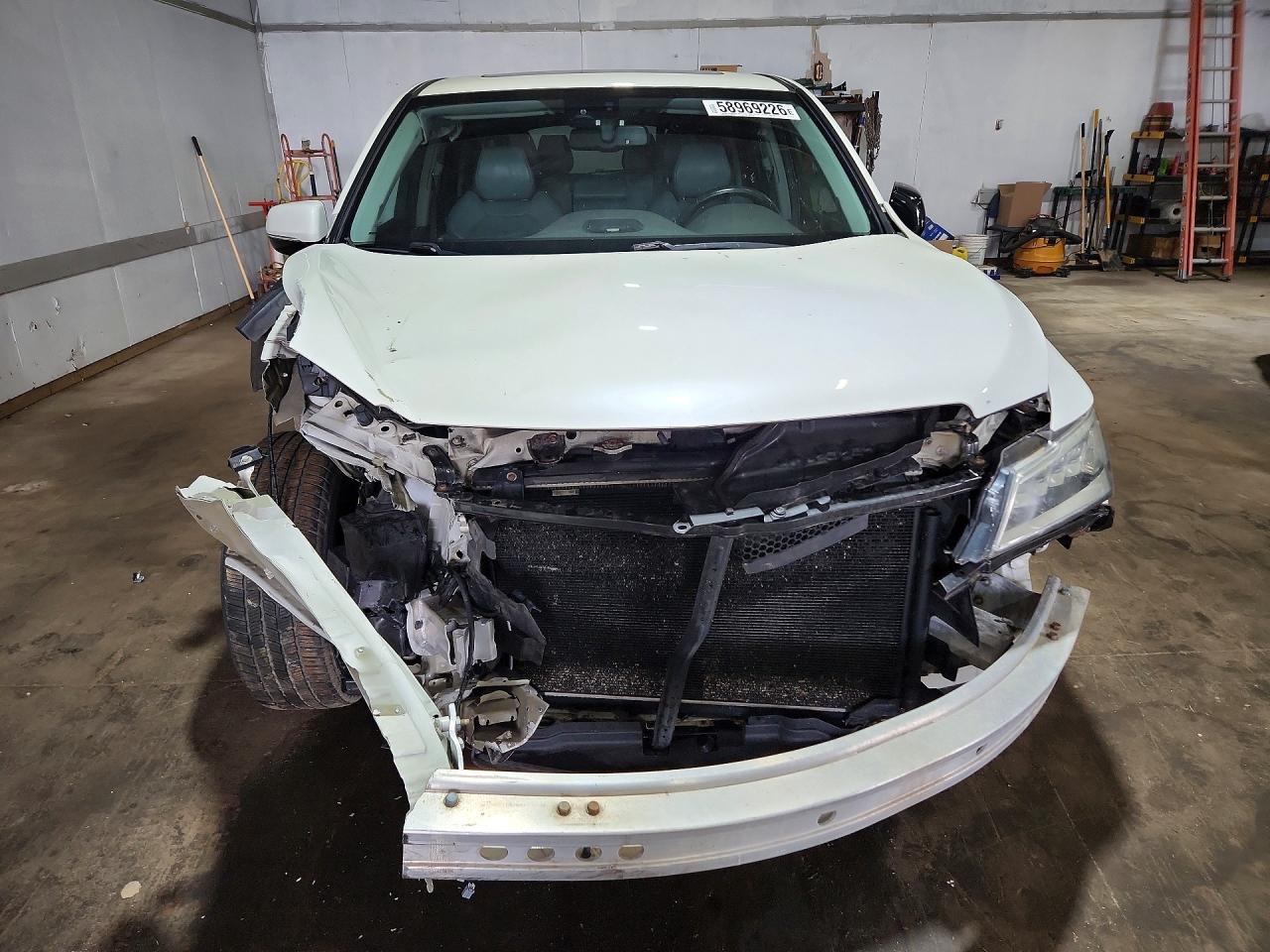 2014 Acura Mdx Technology White vin: 5FRYD4H42EB045566