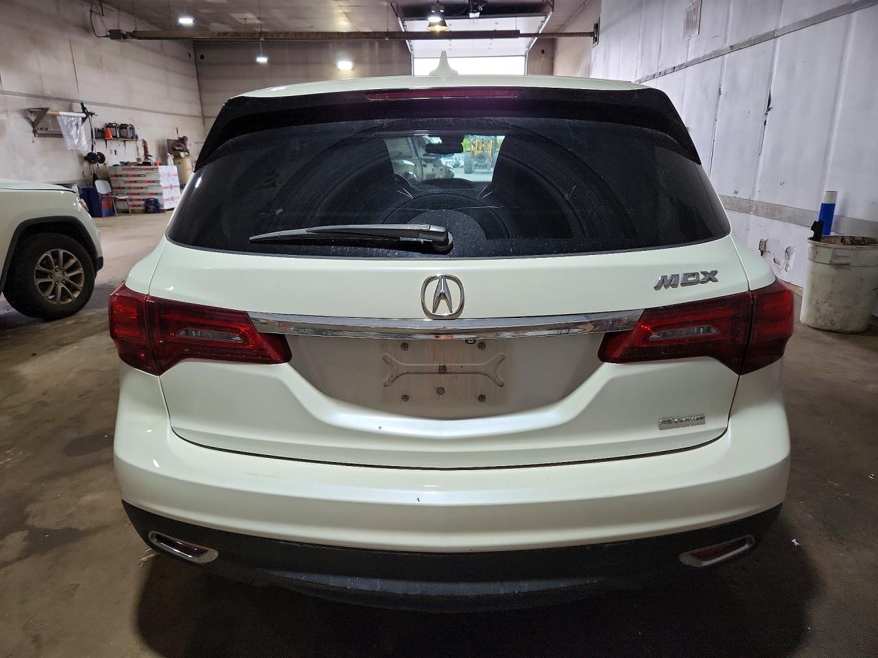 2014 Acura Mdx Technology White vin: 5FRYD4H42EB045566