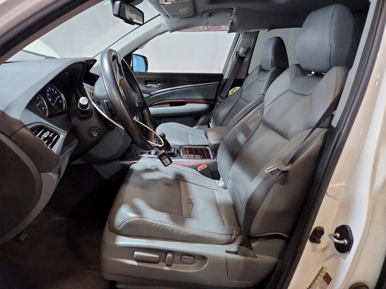 2014 Acura Mdx Technology White vin: 5FRYD4H42EB045566