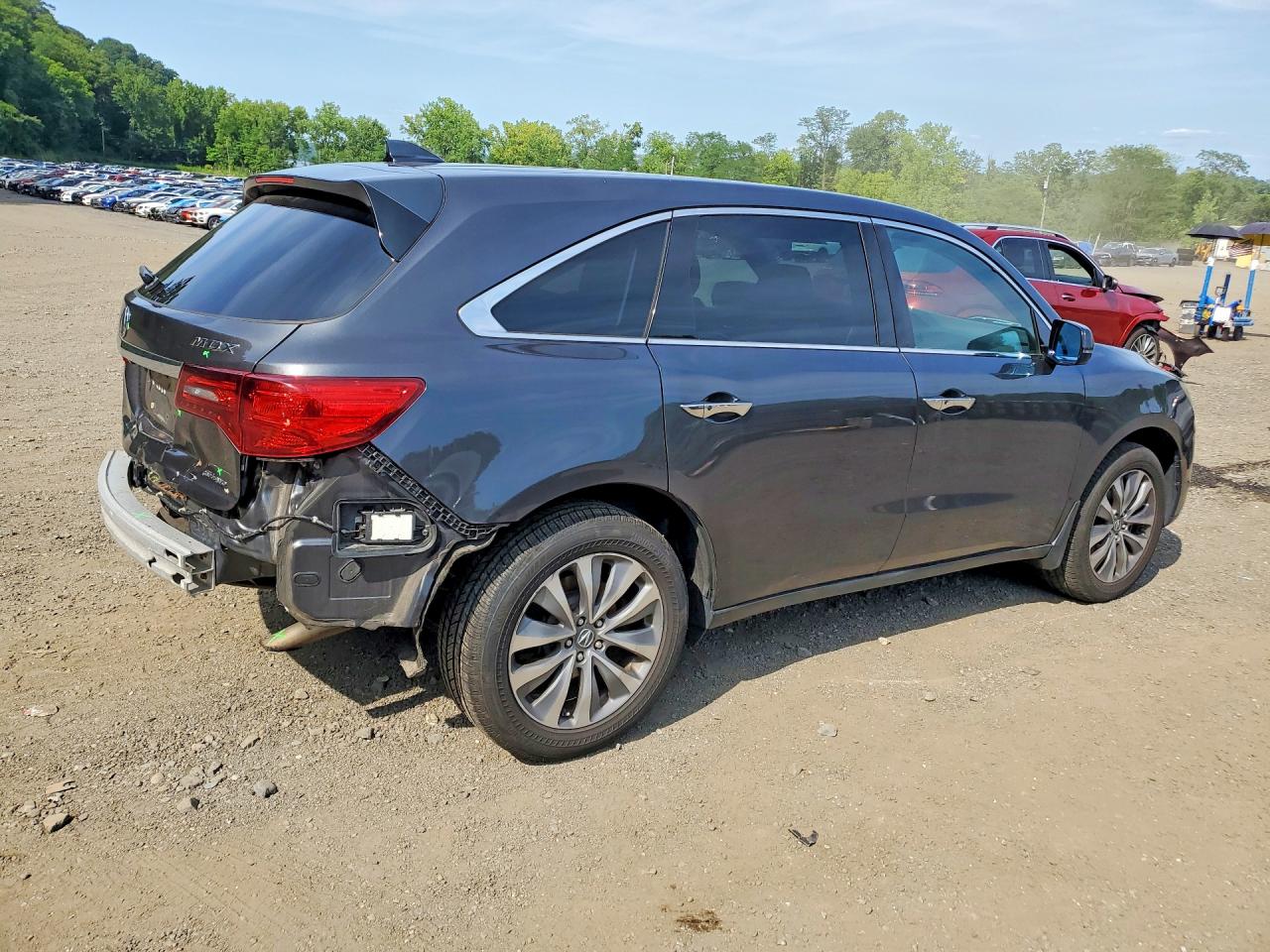 2014 Acura Mdx Technology Charcoal vin: 5FRYD4H42EB049990