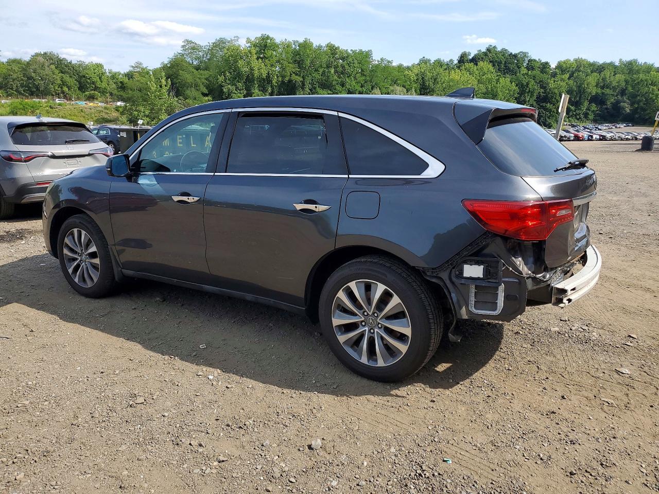 2014 Acura Mdx Technology Charcoal vin: 5FRYD4H42EB049990