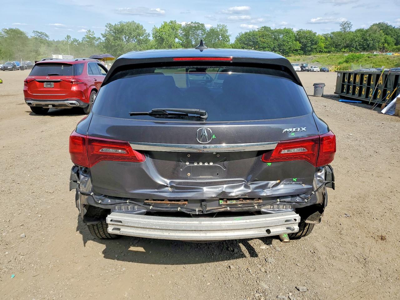 2014 Acura Mdx Technology Charcoal vin: 5FRYD4H42EB049990