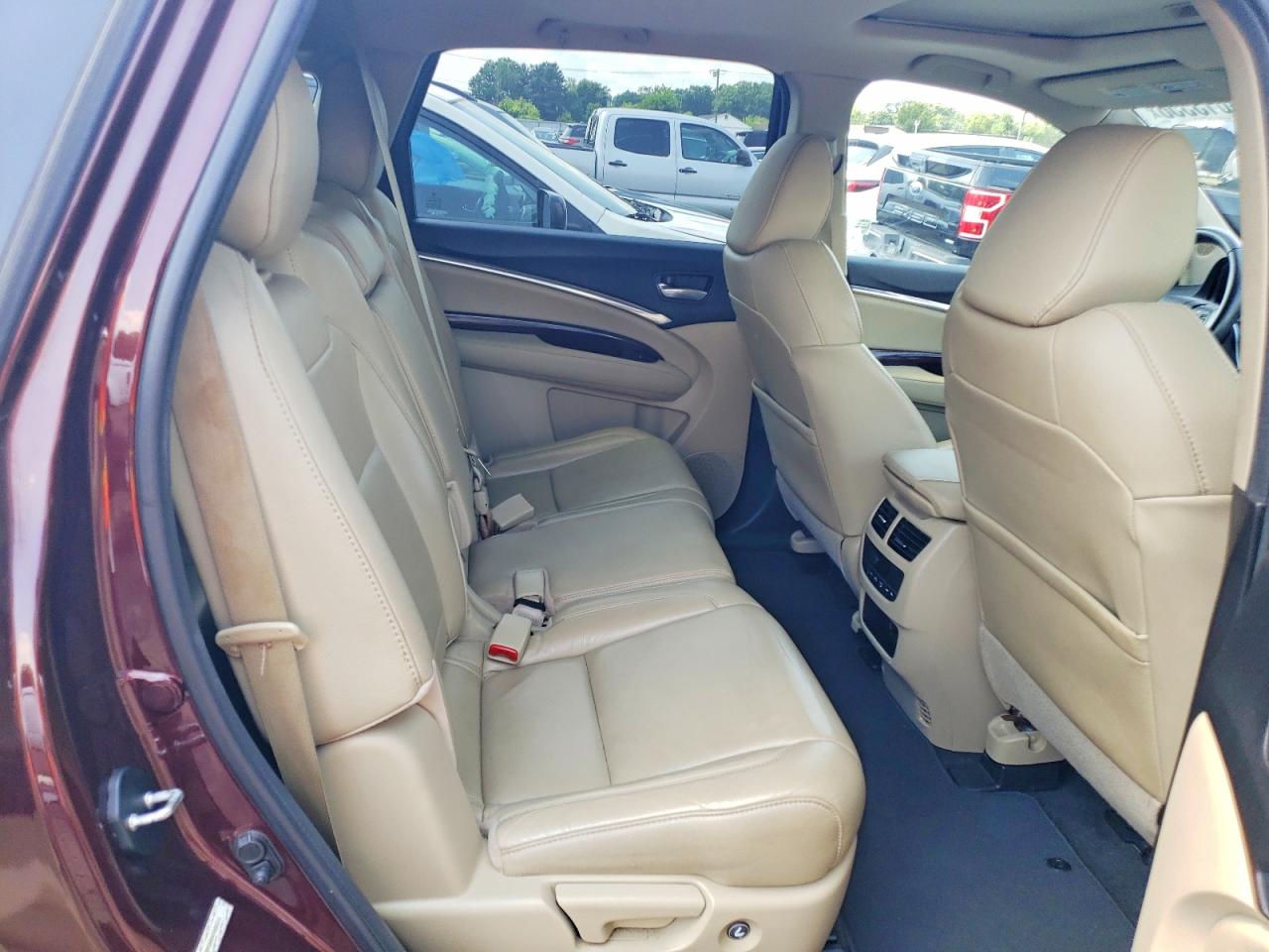 2015 Acura Mdx Technology Бордовый vin: 5FRYD4H42FB003318