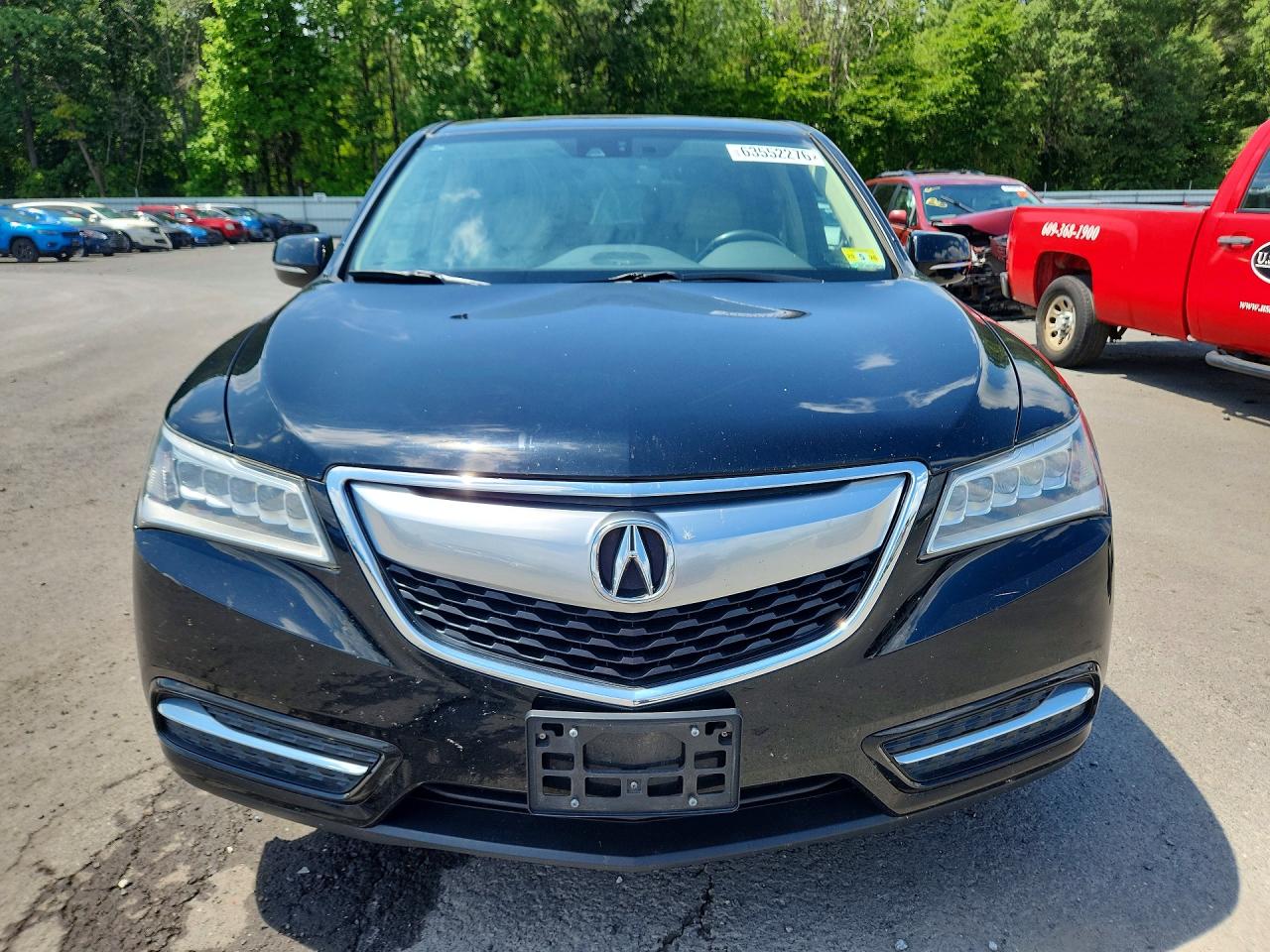 2015 Acura Mdx Technology Black vin: 5FRYD4H42FB004663