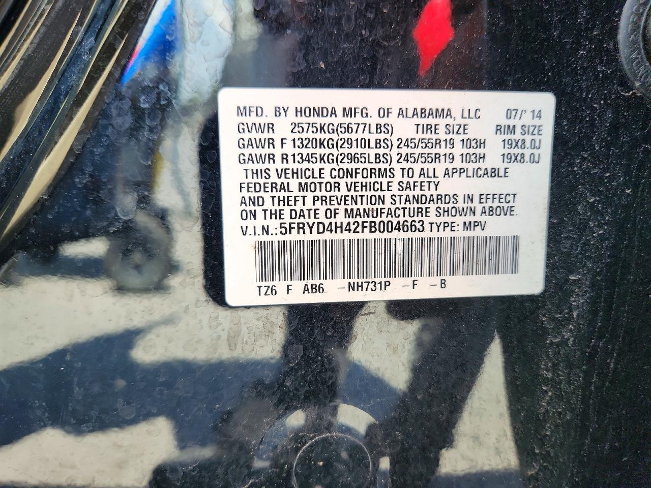 2015 Acura Mdx Technology Black vin: 5FRYD4H42FB004663