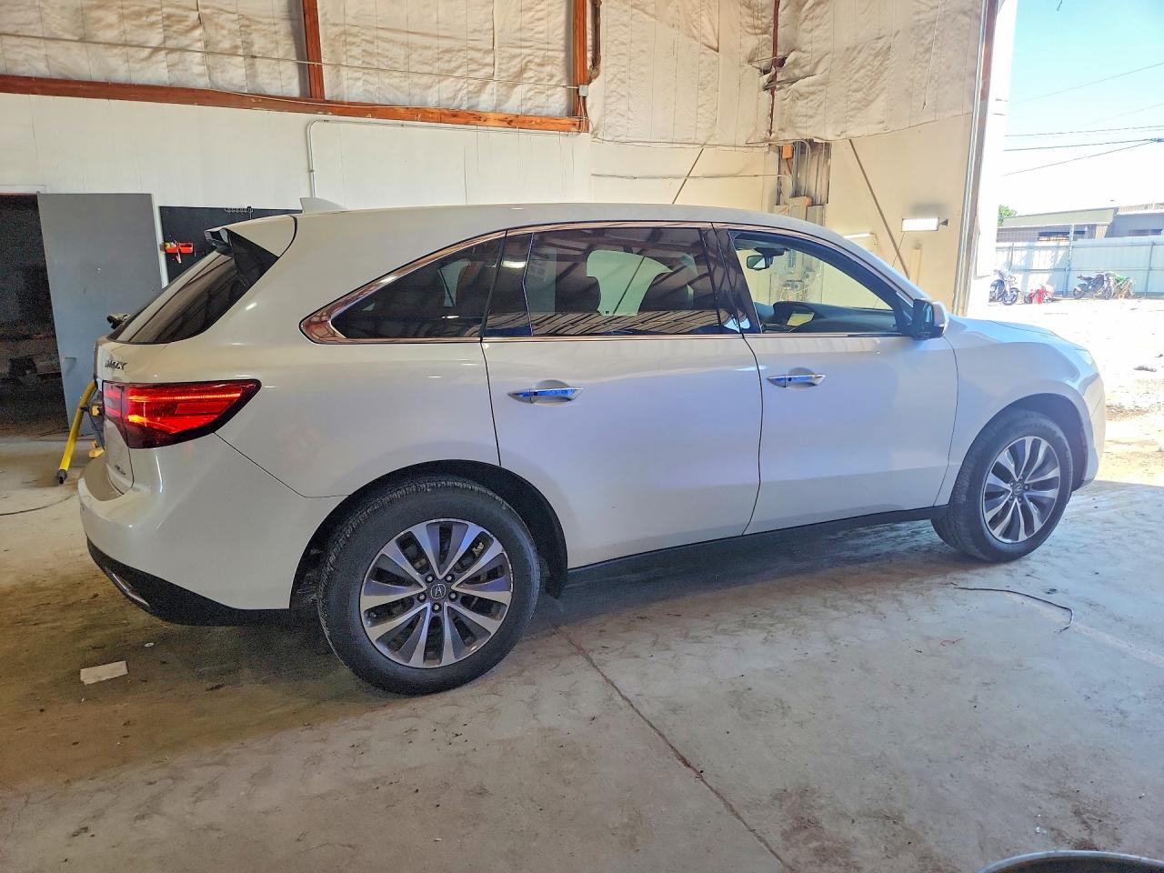 2015 Acura Mdx Technology White vin: 5FRYD4H42FB028560