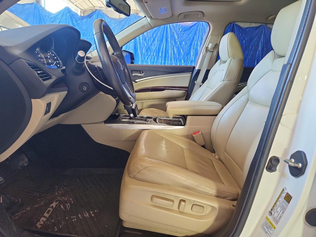 2015 Acura Mdx Technology White vin: 5FRYD4H42FB028560