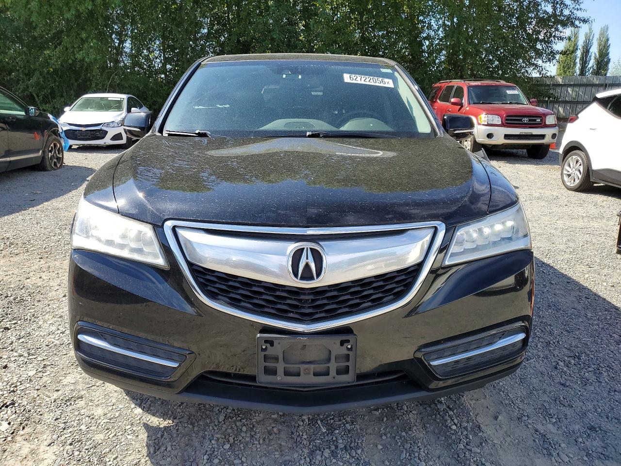 2015 Acura Mdx Technology Black vin: 5FRYD4H42FB032138