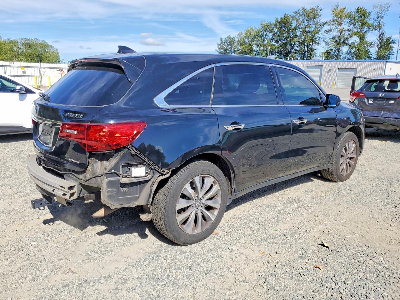 2015 Acura Mdx Technology Black vin: 5FRYD4H42FB032138