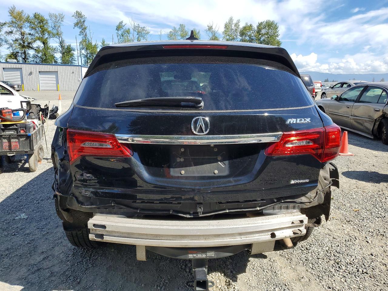 2015 Acura Mdx Technology Black vin: 5FRYD4H42FB032138