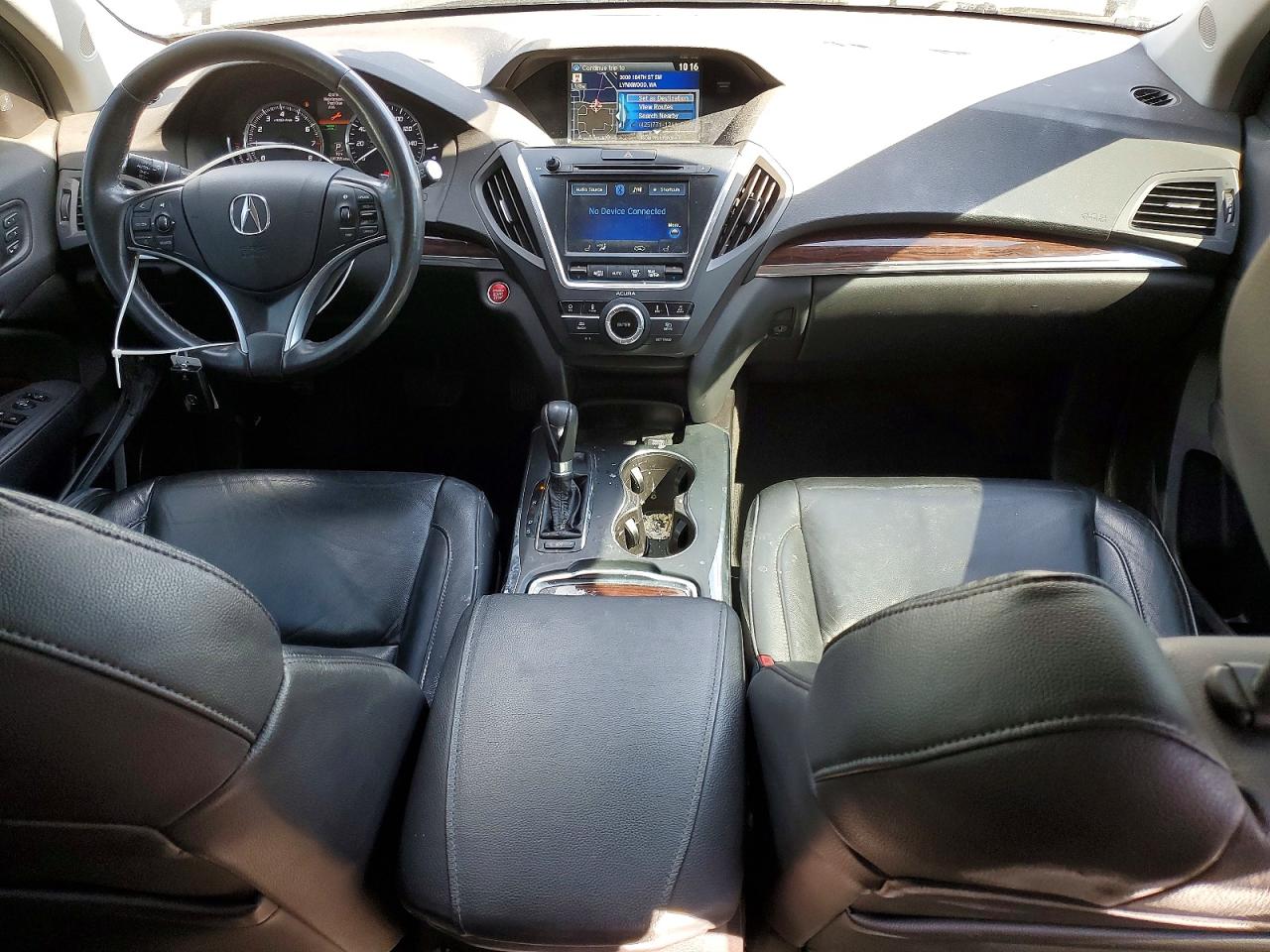 2015 Acura Mdx Technology Black vin: 5FRYD4H42FB032138
