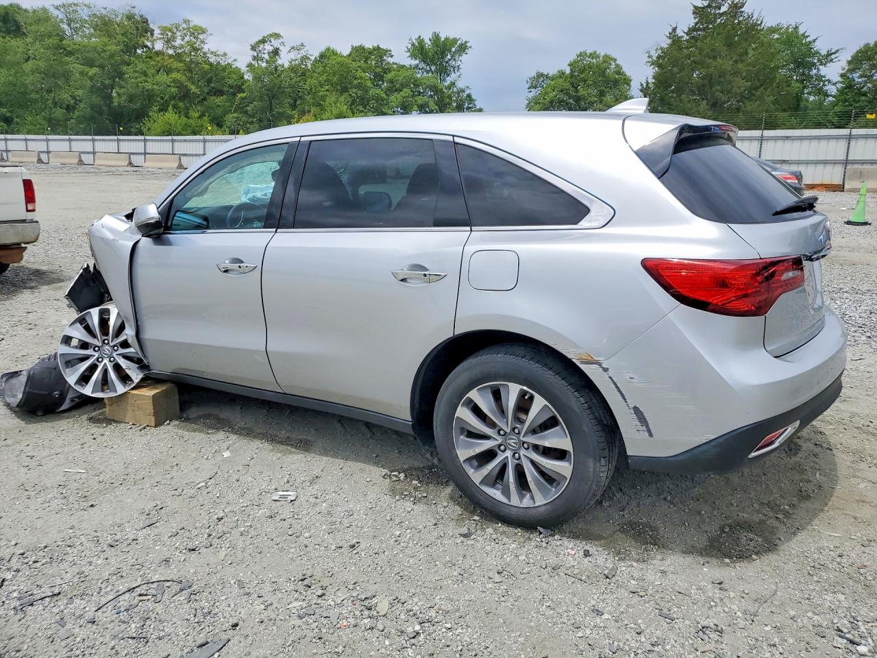 2014 Acura Mdx Technology Silver vin: 5FRYD4H43EB026900