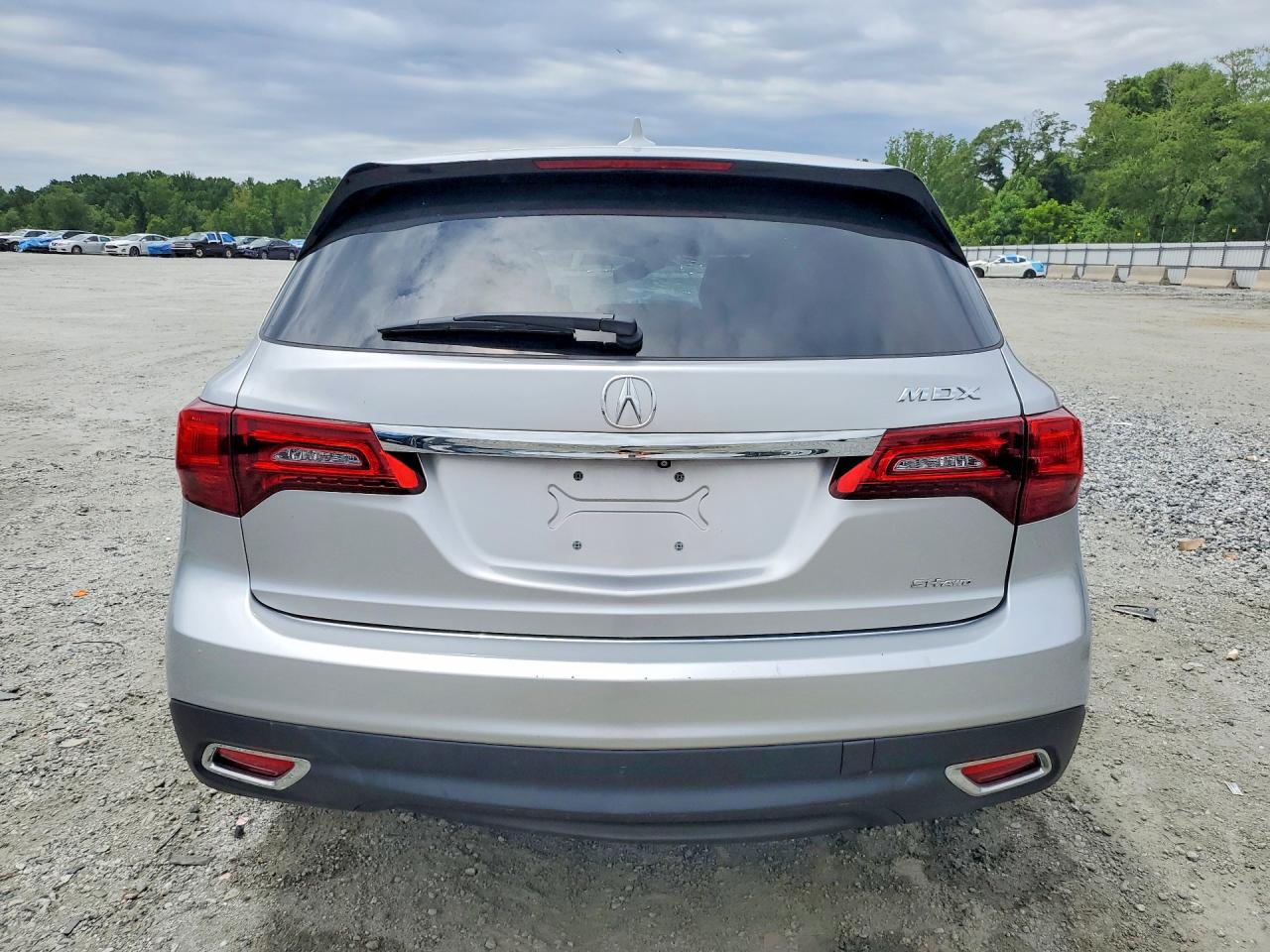 2014 Acura Mdx Technology Silver vin: 5FRYD4H43EB026900