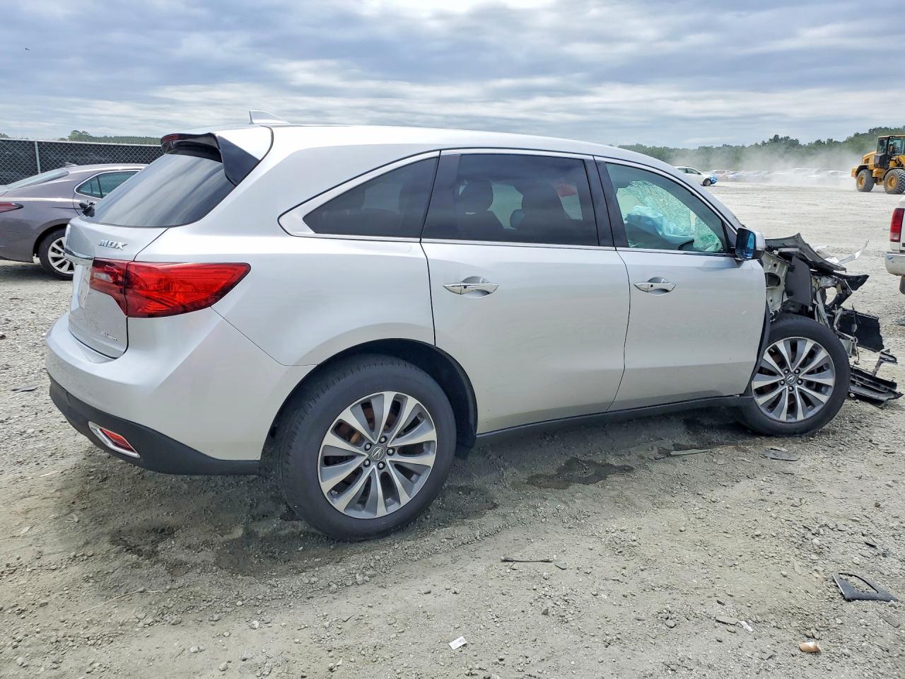 2014 Acura Mdx Technology Silver vin: 5FRYD4H43EB026900