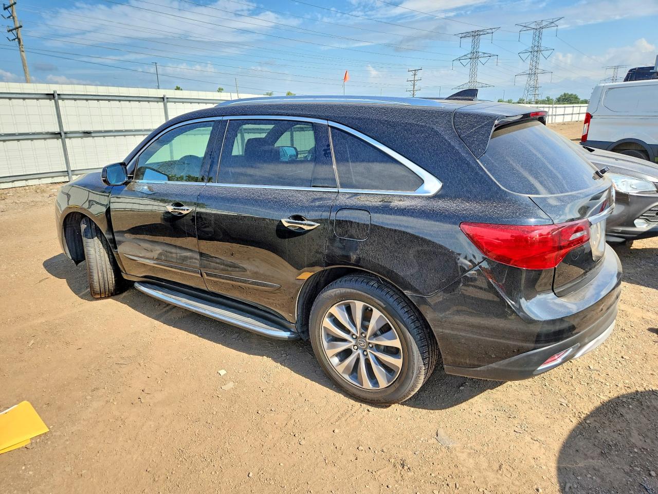 2014 Acura Mdx Technology Черный vin: 5FRYD4H43EB034107