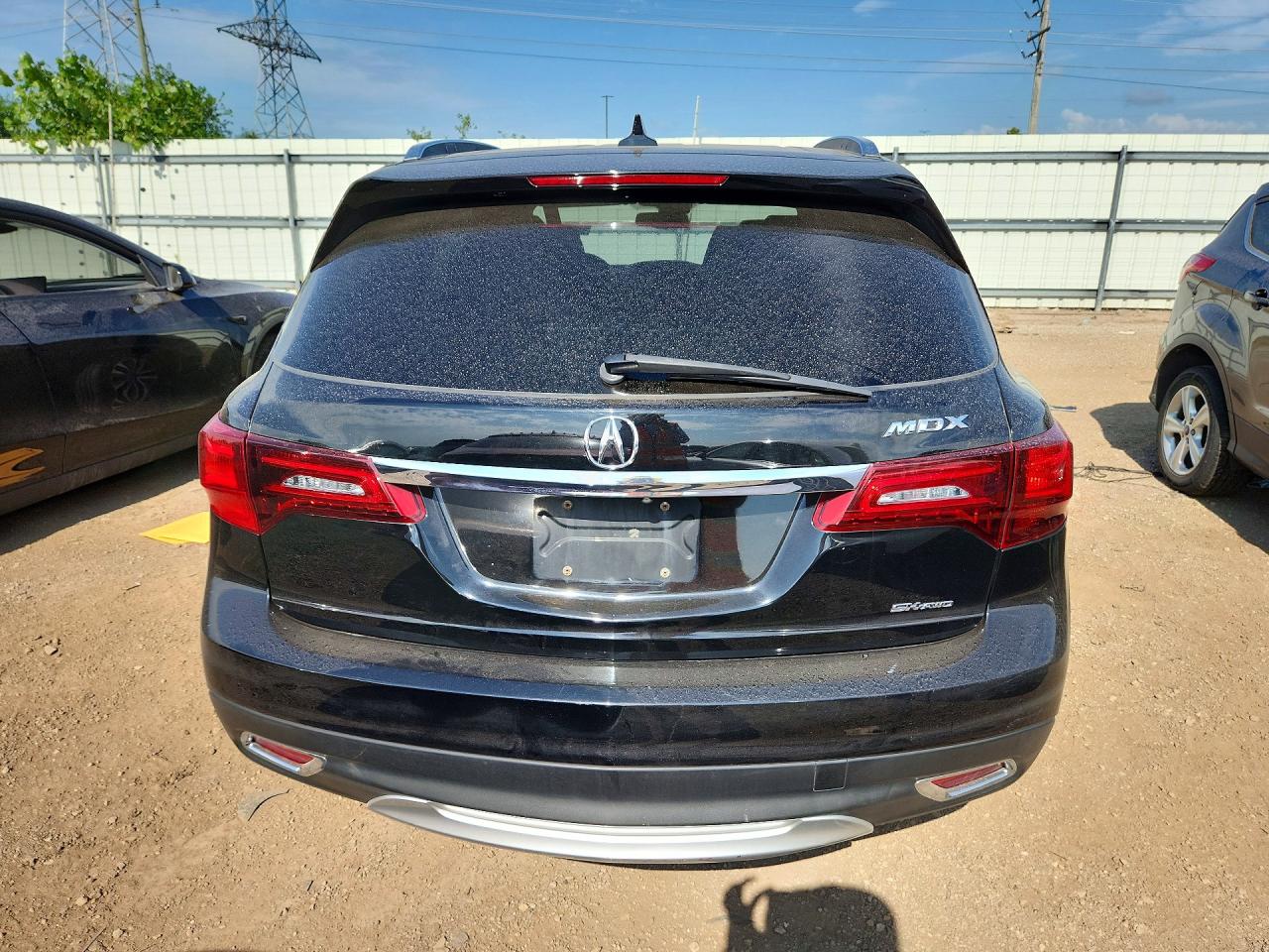 2014 Acura Mdx Technology Черный vin: 5FRYD4H43EB034107