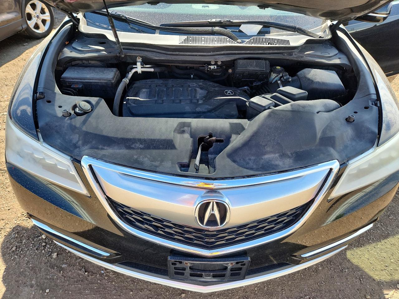 2014 Acura Mdx Technology Черный vin: 5FRYD4H43EB034107
